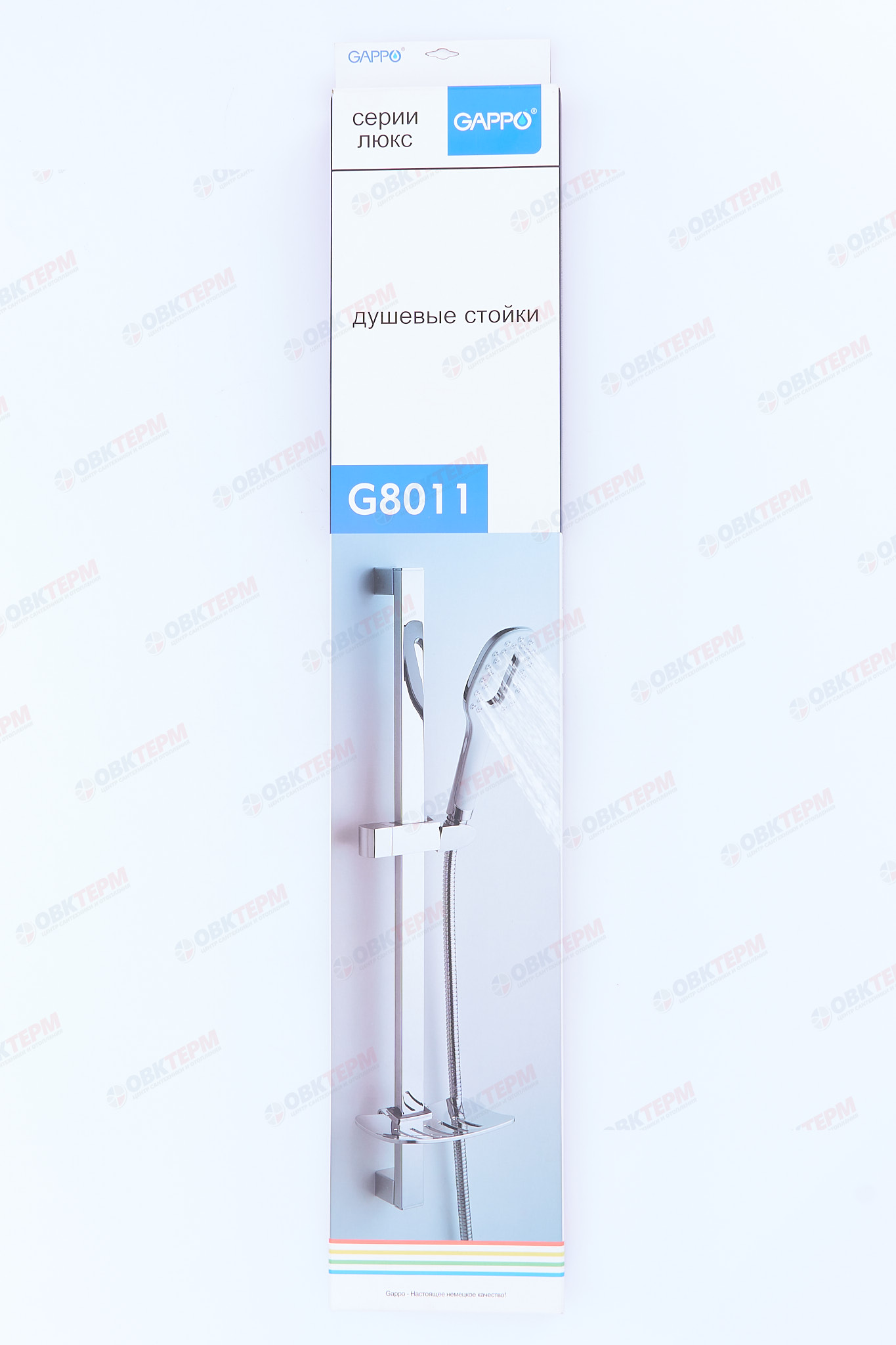 Душевой гарнитур GAPPO G8011 латунь /хром /мыльница /лейка /шланг - миниатюра №9