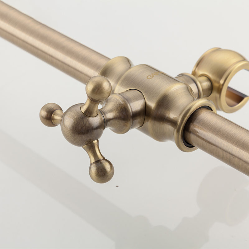 Душ гарнитур GAPPO G8016-4 белый/бронза - Изображение №4