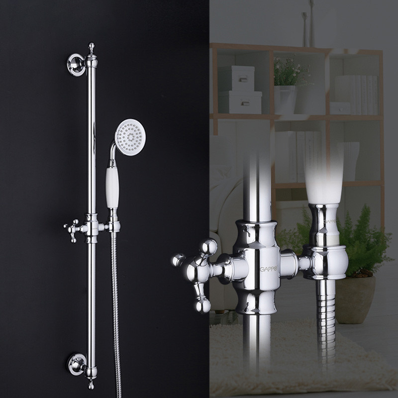 Душ гарнитур GAPPO G8016 белый/хром - миниатюра №6