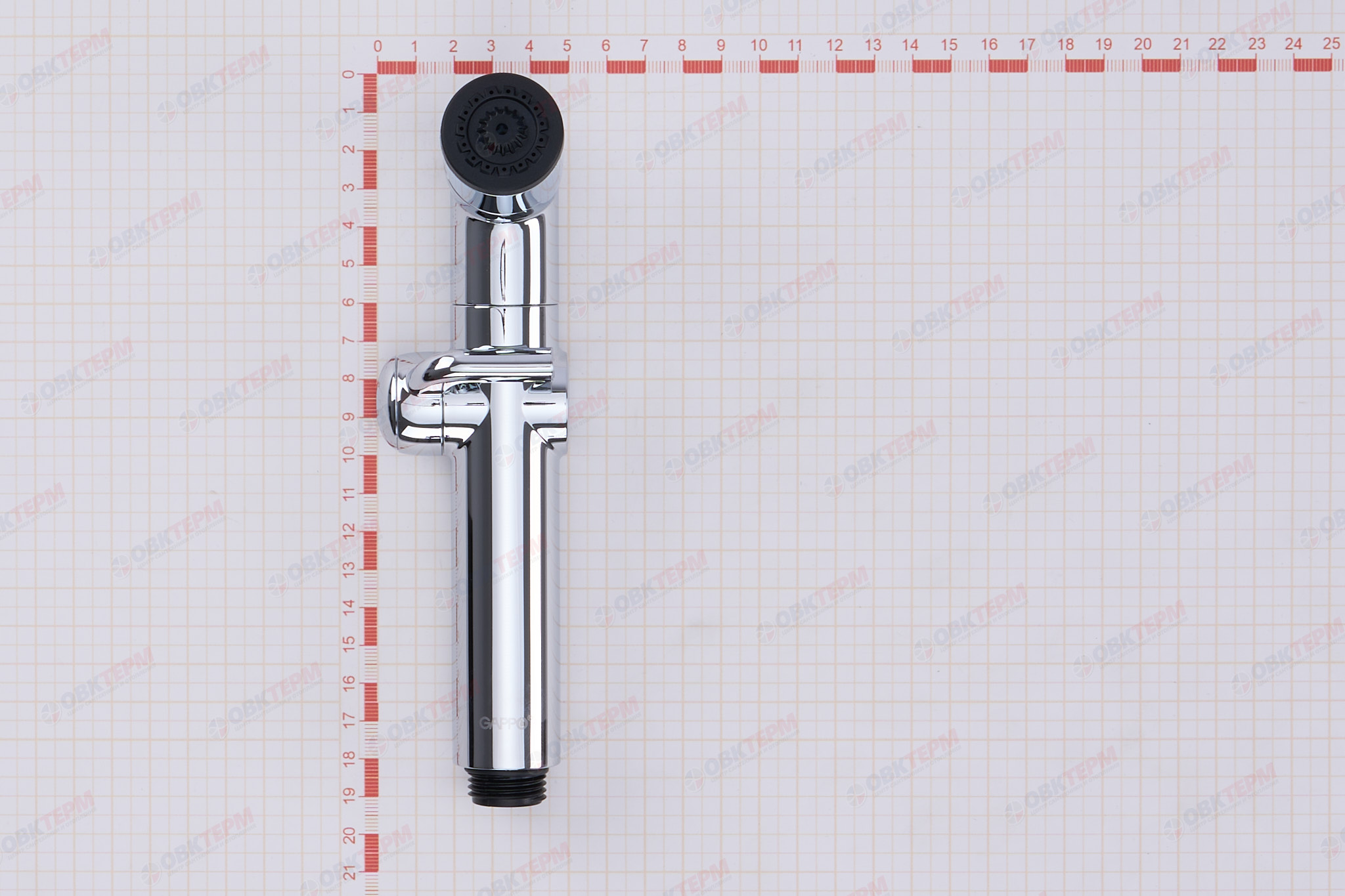 Лейка д/душа гигиеническая GAPPO G36 /ABS-пластик/ хром /2 режима(40 шт) - миниатюра №10