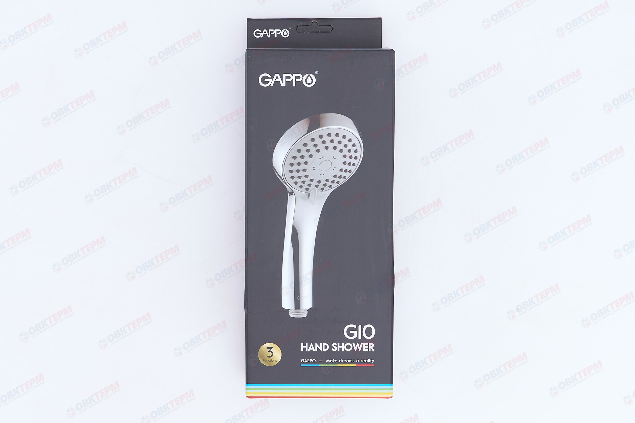 Лейка д/душа ручная GAPPO G10 3 режима (30 шт) - миниатюра №11