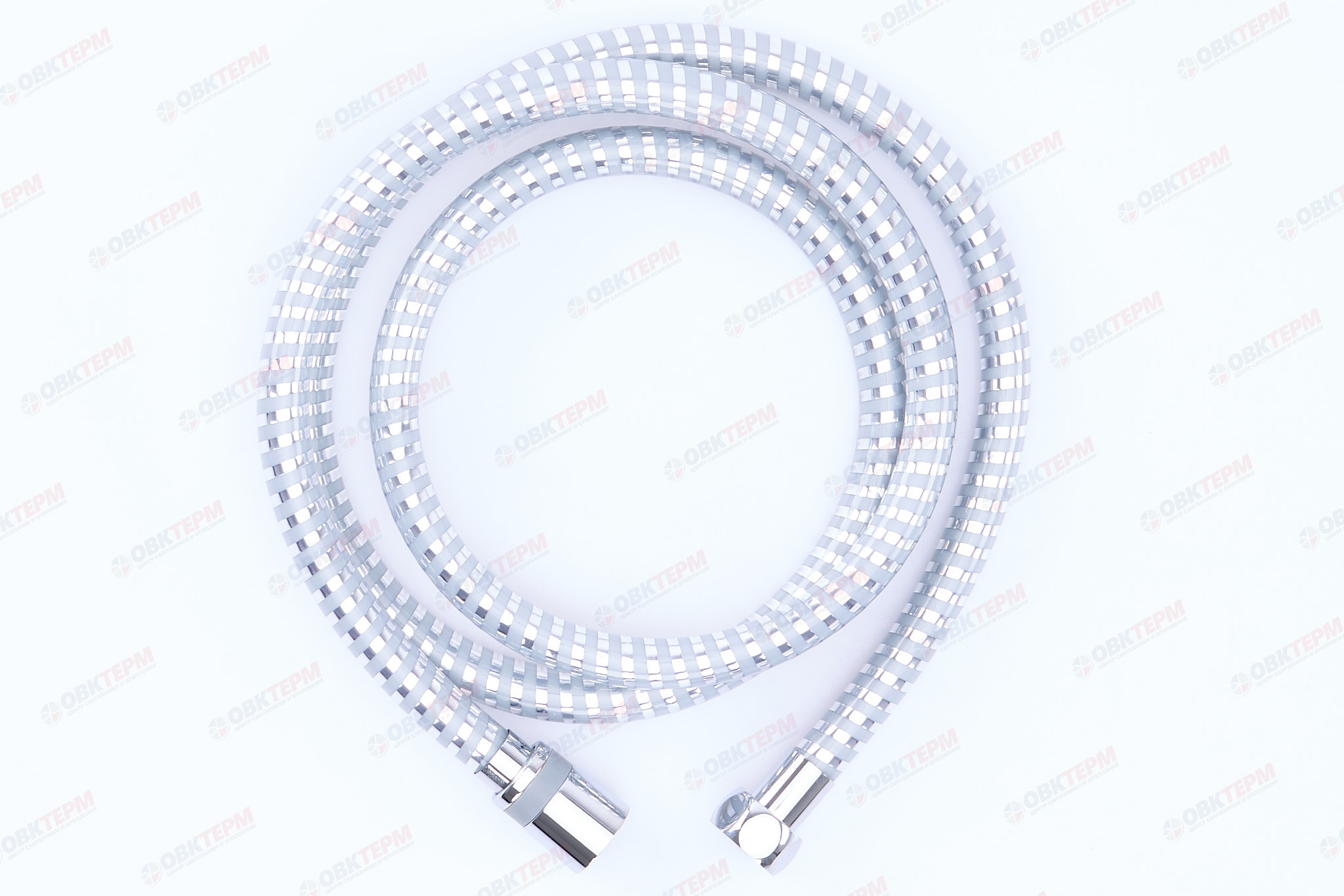 Шланг д/душа GAPPO G42 ПВХ /хром /150см /двойная оплетка(60 шт) - миниатюра №7