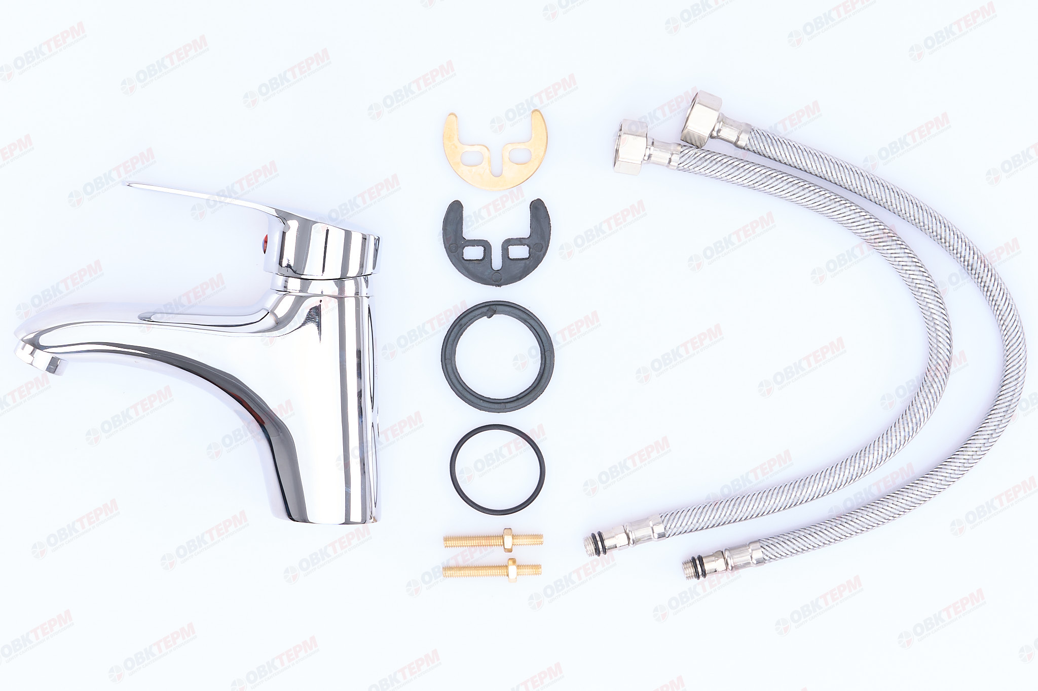 Смеситель д/умывальника CHAMPION HANSBERG 001 (Ø40, шпилька)  (12 шт/ящ) - Изображение №5