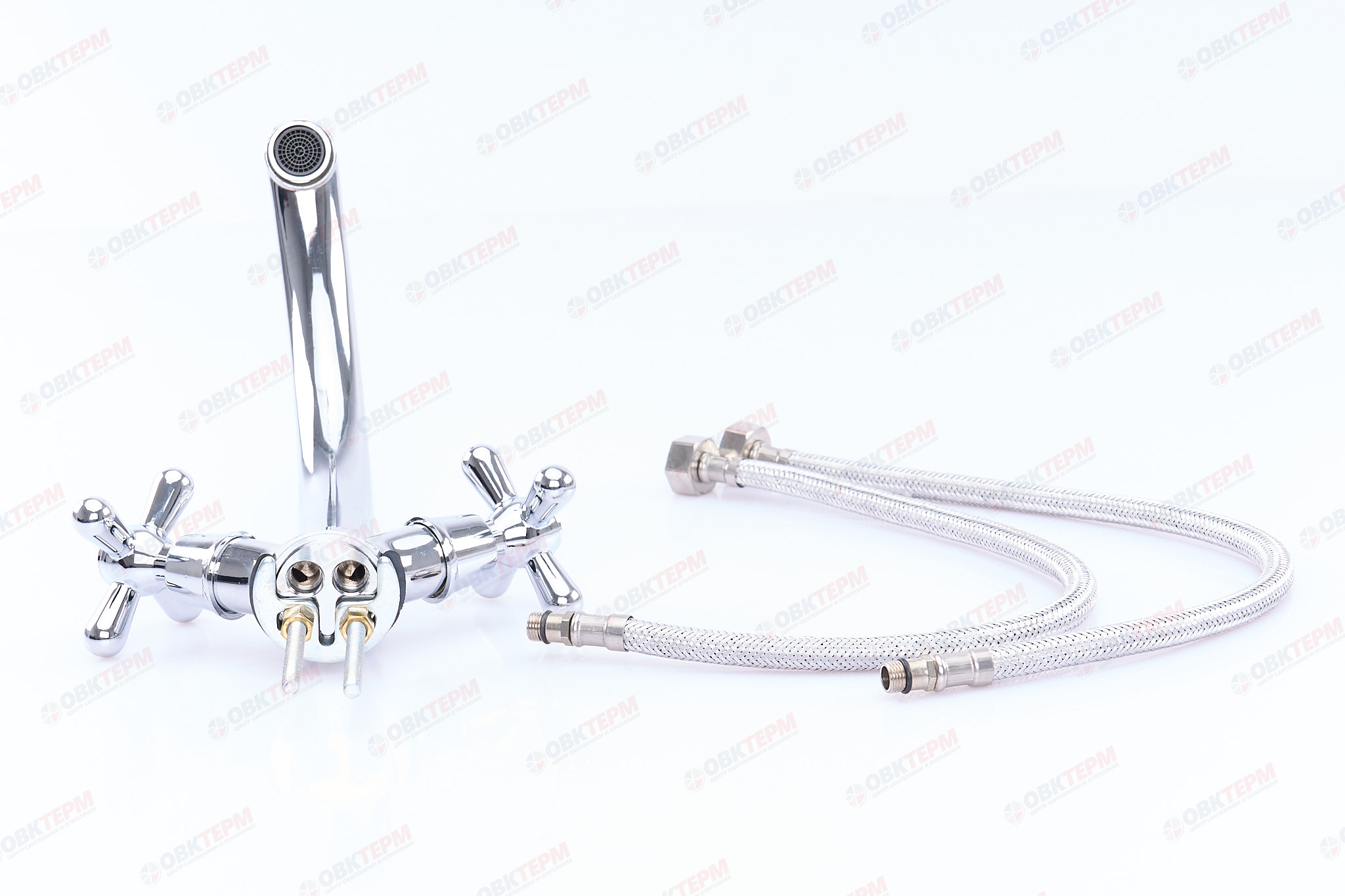 Смеситель д/умывальника буксвоый EUROPRODUCT DOMINOX 272 (шпилька) (10 шт/ящ) - Изображение №4