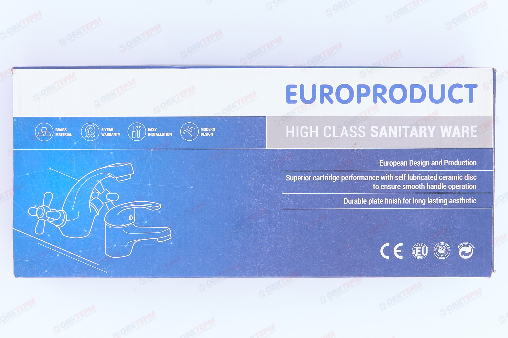 Смеситель д/кухни буксовый EUROPRODUCT MF 272 (шпилька) (10 шт/ящ) - миниатюра №5
