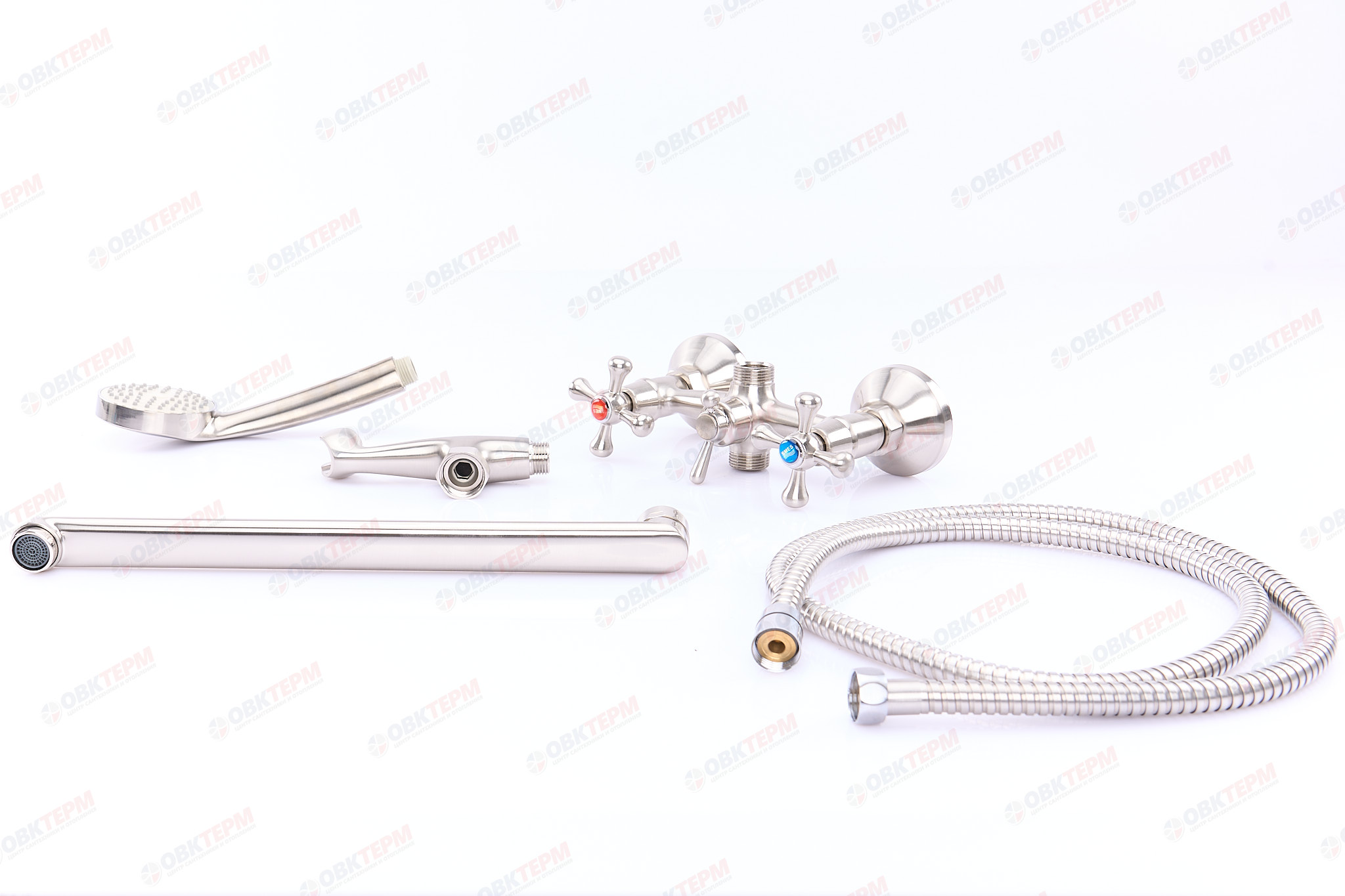 Смеситель д/ванны буксовый EUROPRODUCT SMES 143 EURO нерж/сталь (10 шт/ящ) - Изображение №4