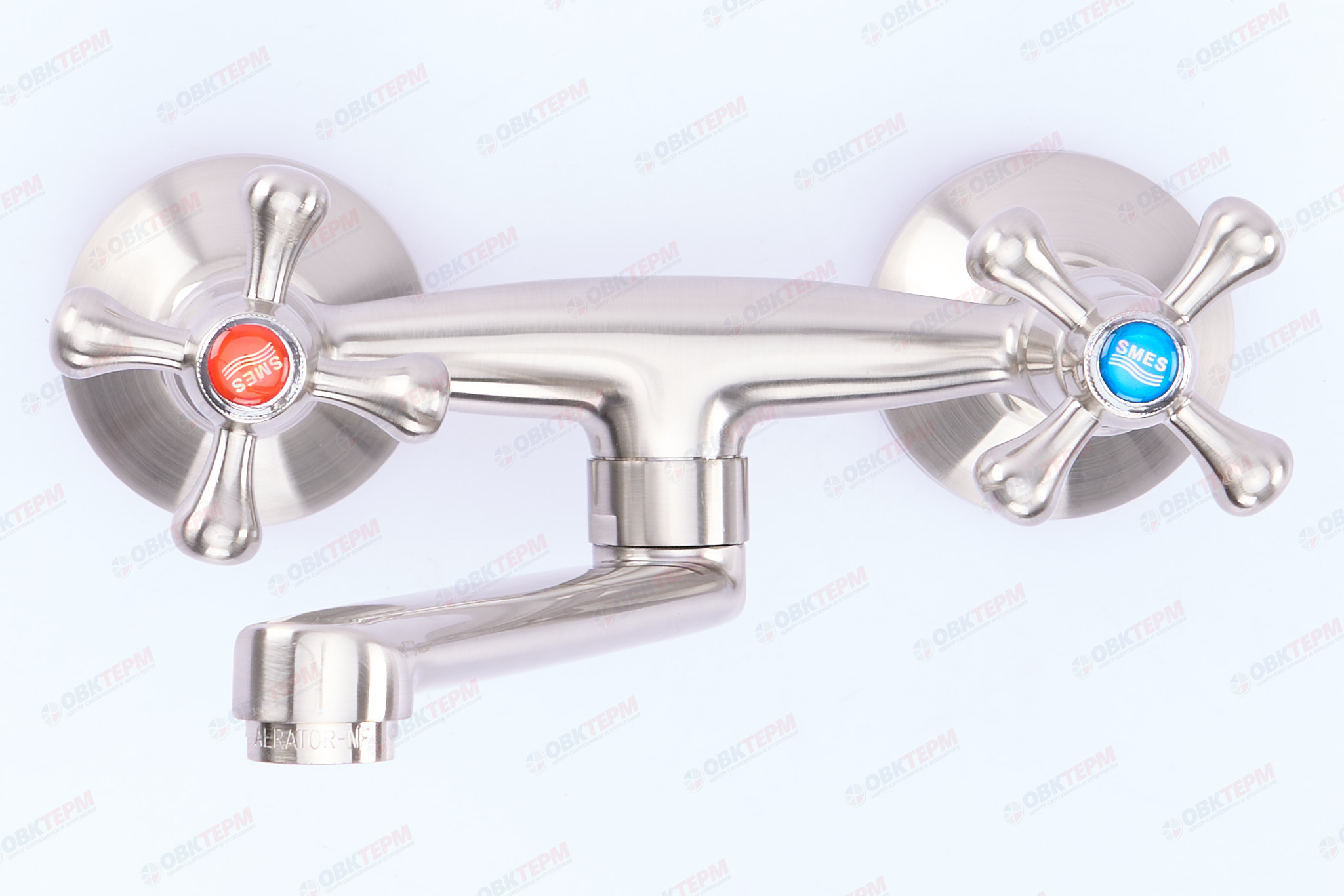 Смеситель д/кухни буксовый EUROPRODUCT SMES 361 нерж/сталь /настенный (10 шт/ящ) - Изображение №3