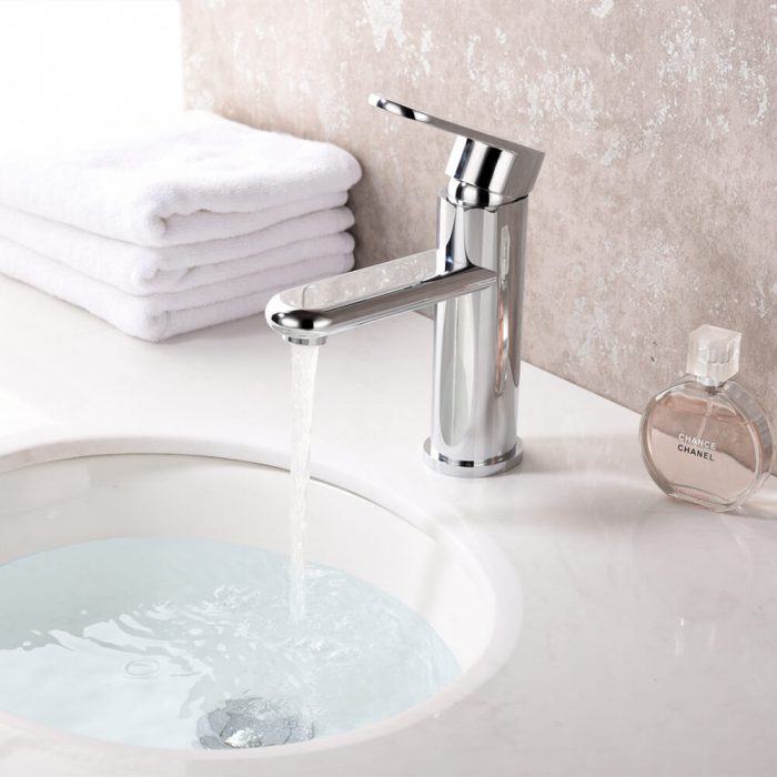 Смеситель д/умывальника нерж/сталь MIXXUS AVA 001 Ø40  (20 шт/ящ) - миниатюра №3