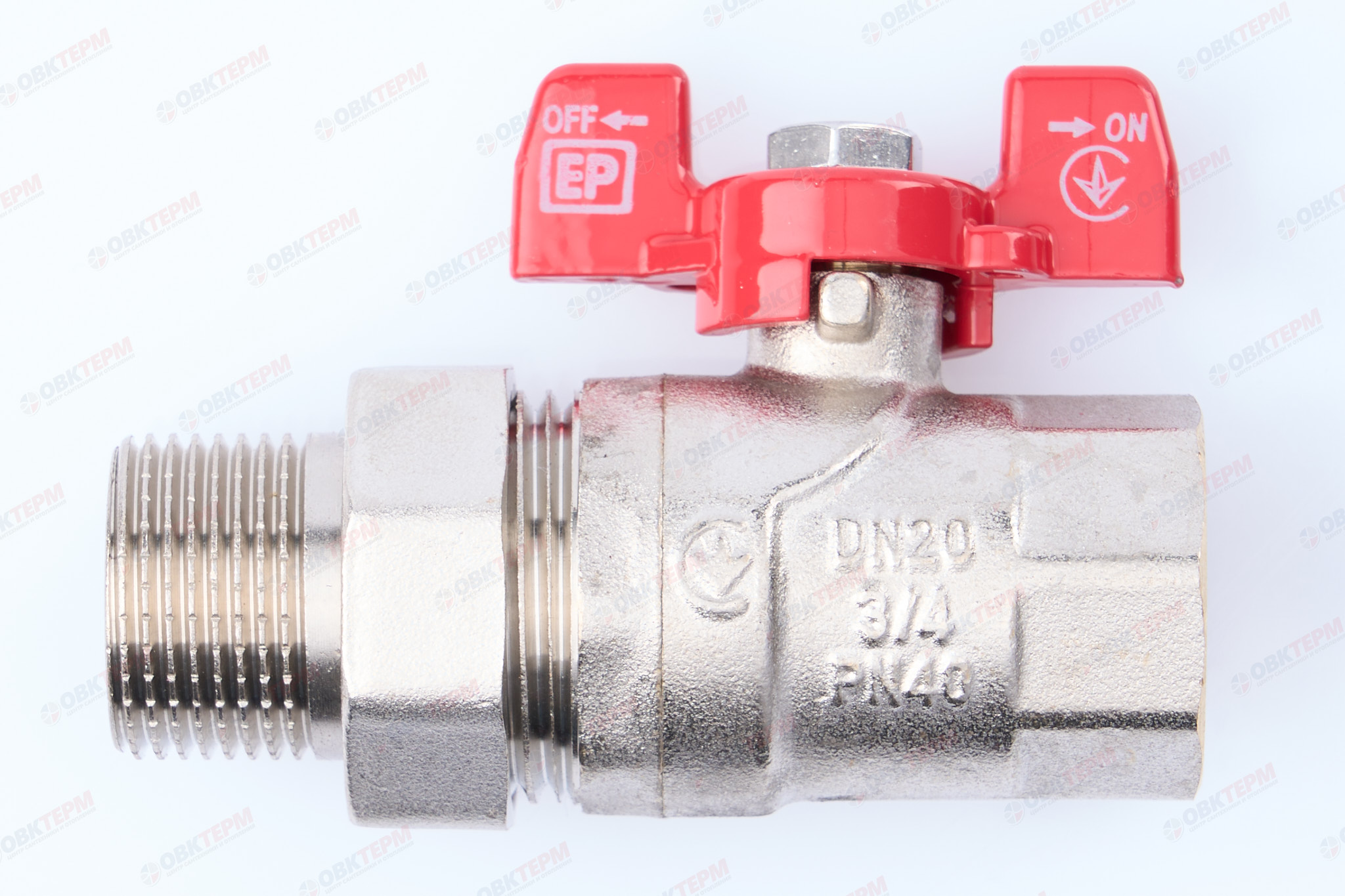 Кран шаровый с американкой     EUROPRODUCT     3/4"  ВН     (64 шт) - Изображение №1