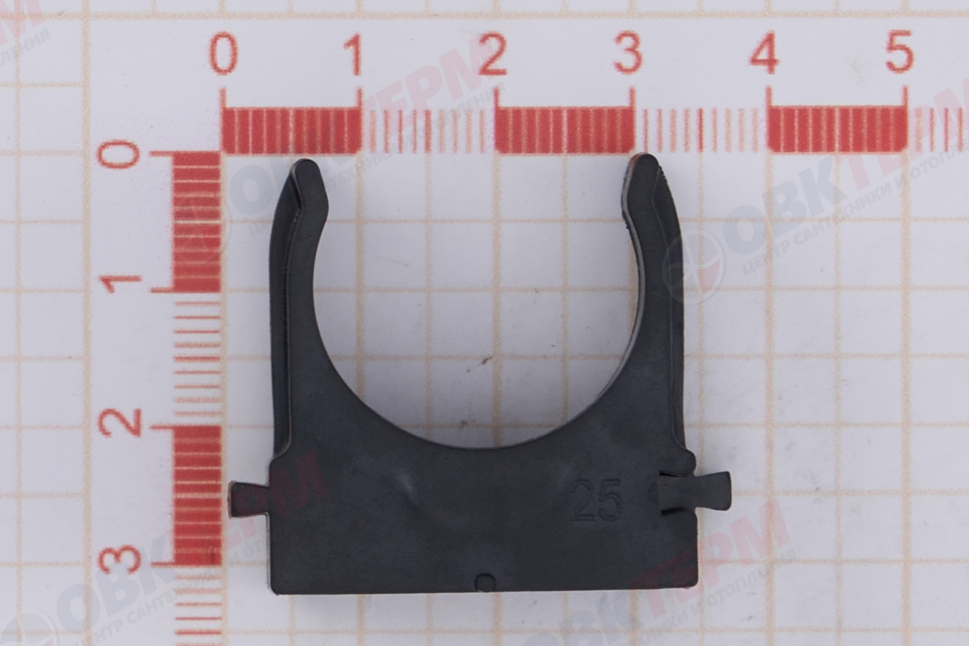 Крепеж-клипса для монтажного пистолета D25 черная AGIS Profile 50 шт - миниатюра №7