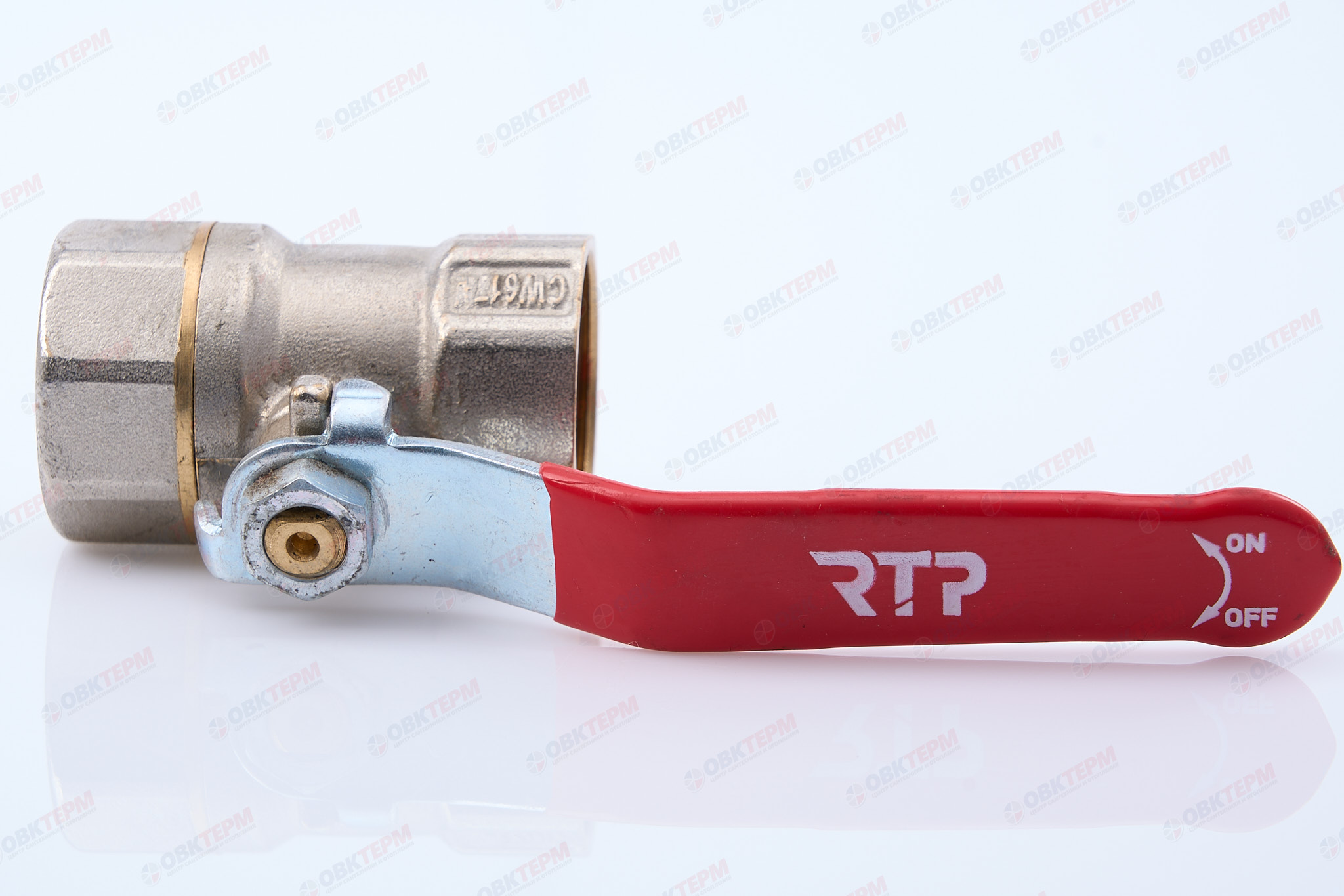 Кран  шаровый  RTP PN 25  1" ВВ ручка   (30/10) - миниатюра №6