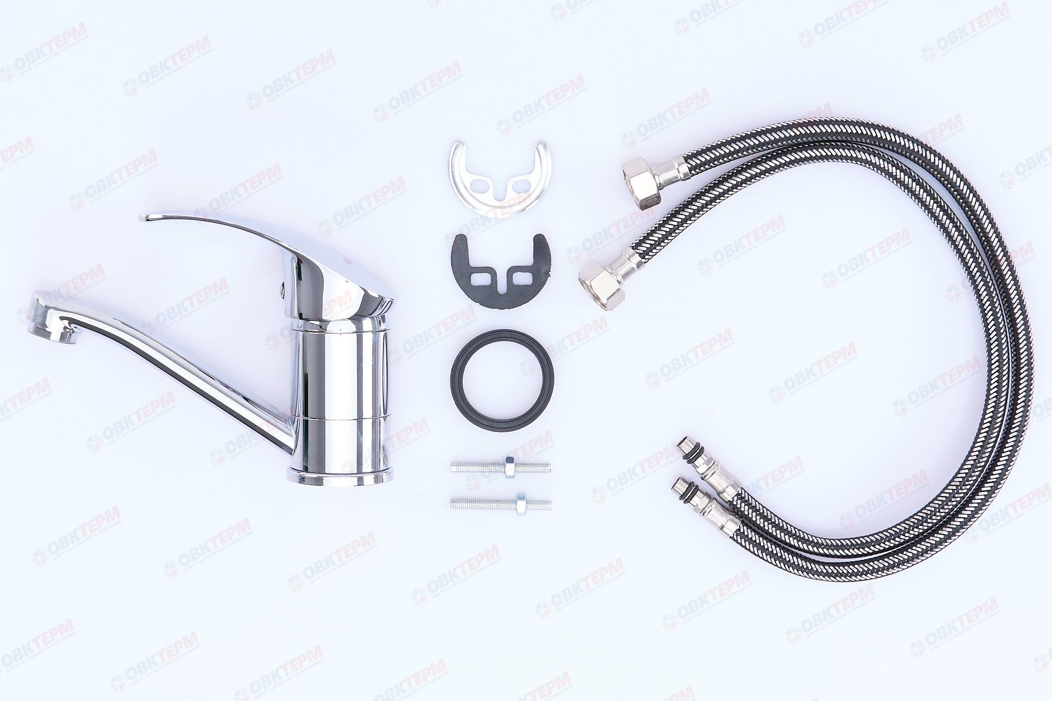 Смеситель д/умывальника ZERIX PAN-B 135 Ø40 на шпильке (10 шт/ящ) - Изображение №3