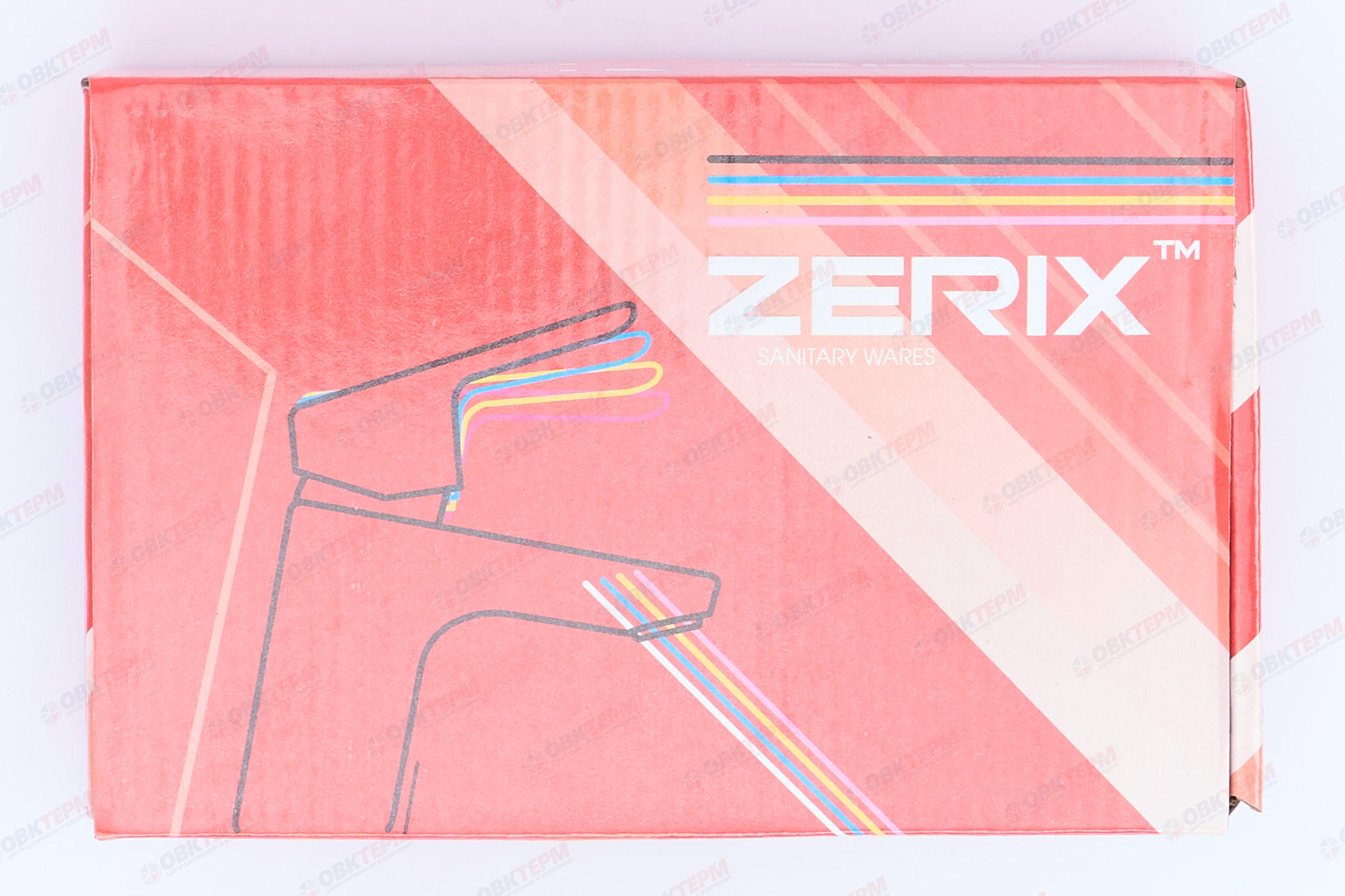 Смеситель д/умывальника ZERIX PAN-B 135 Ø40 на шпильке (10 шт/ящ) - миниатюра №6