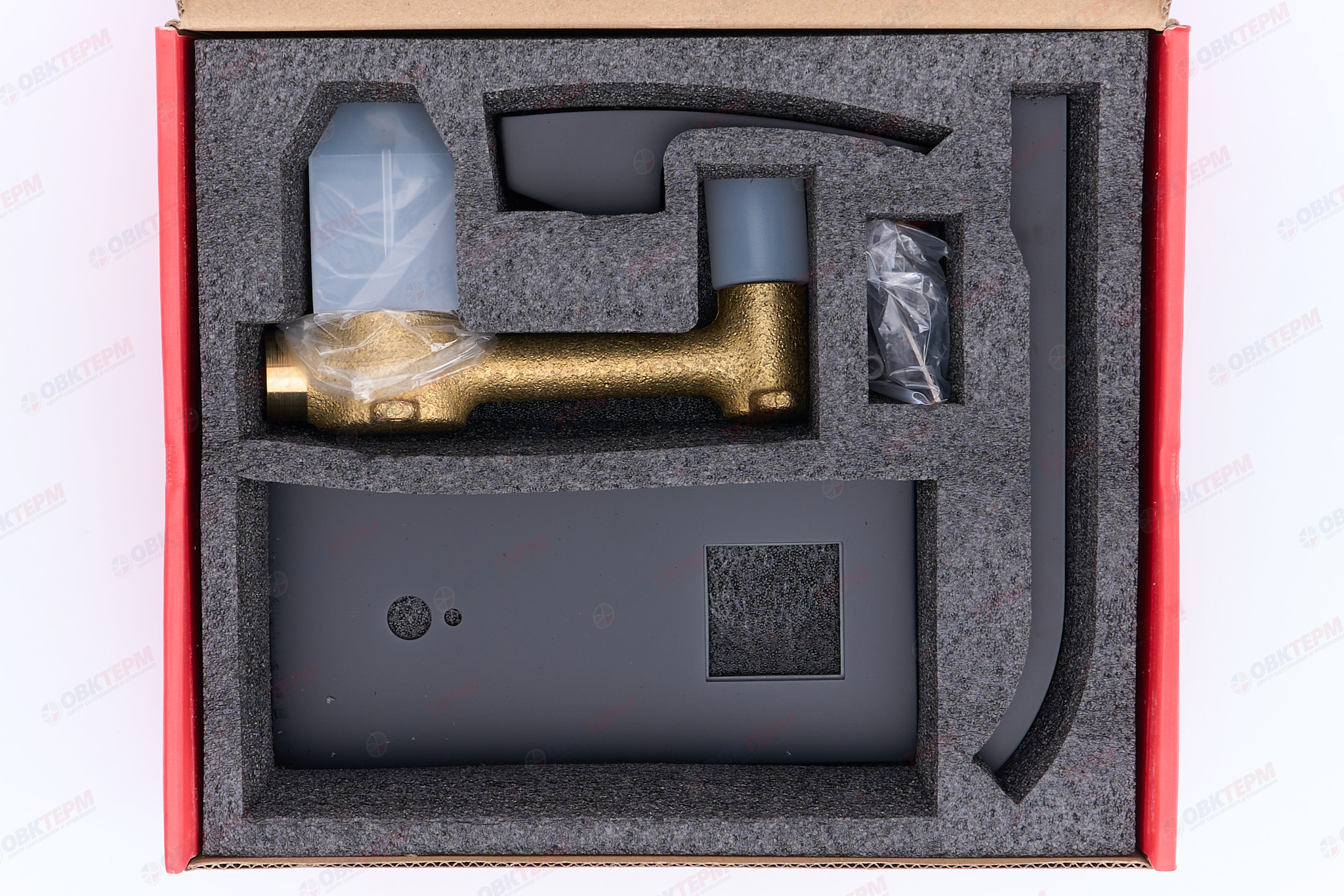 Смеситель для умывальника KOER KB-16007-05 встраиваемый  (Цвет черный) (8шт/ящ) - миниатюра №6