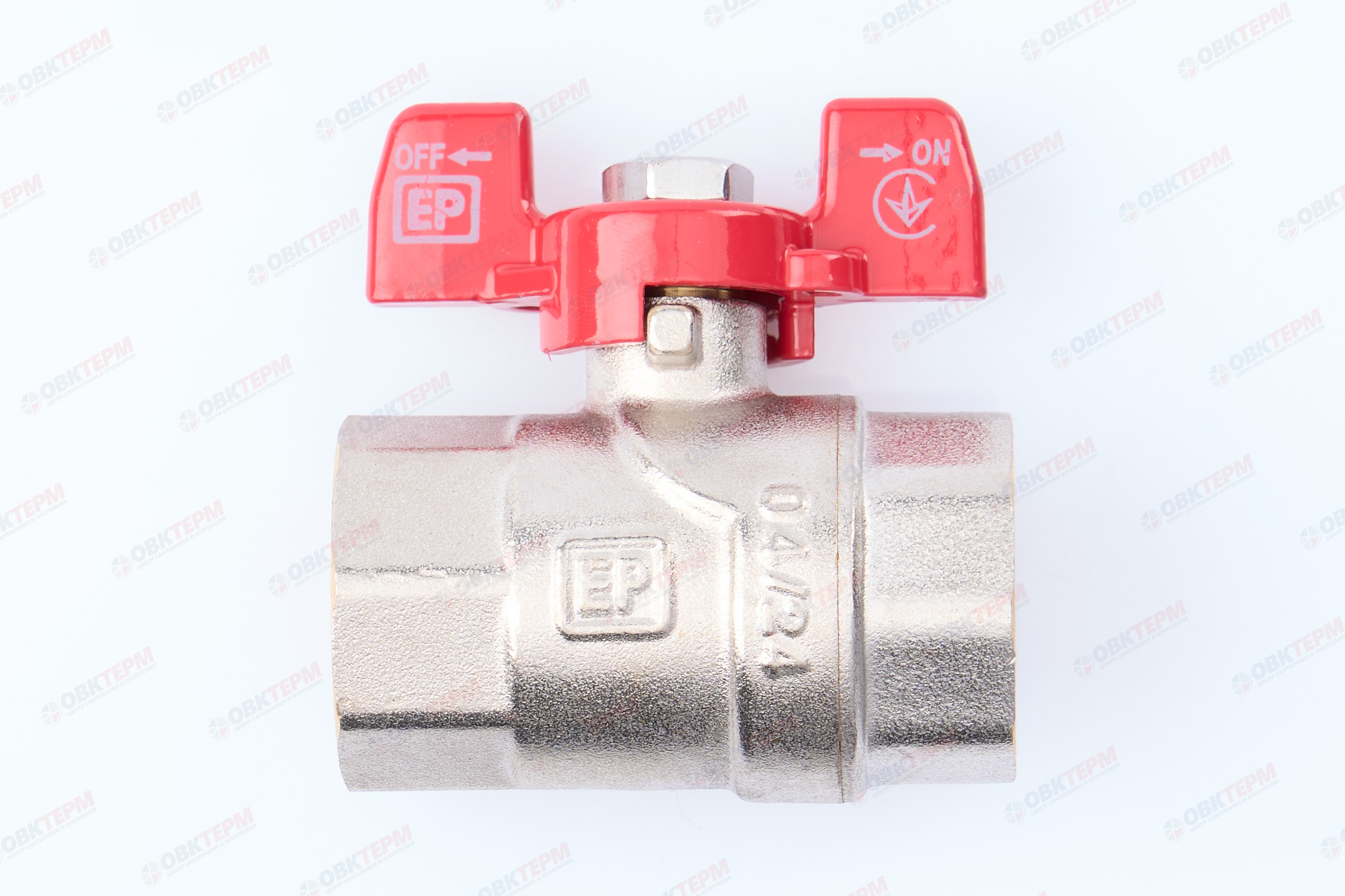 Кран шаровый     EUROPRODUCT      3/4"  ВВ   бабочка    (80 шт) - Изображение №2