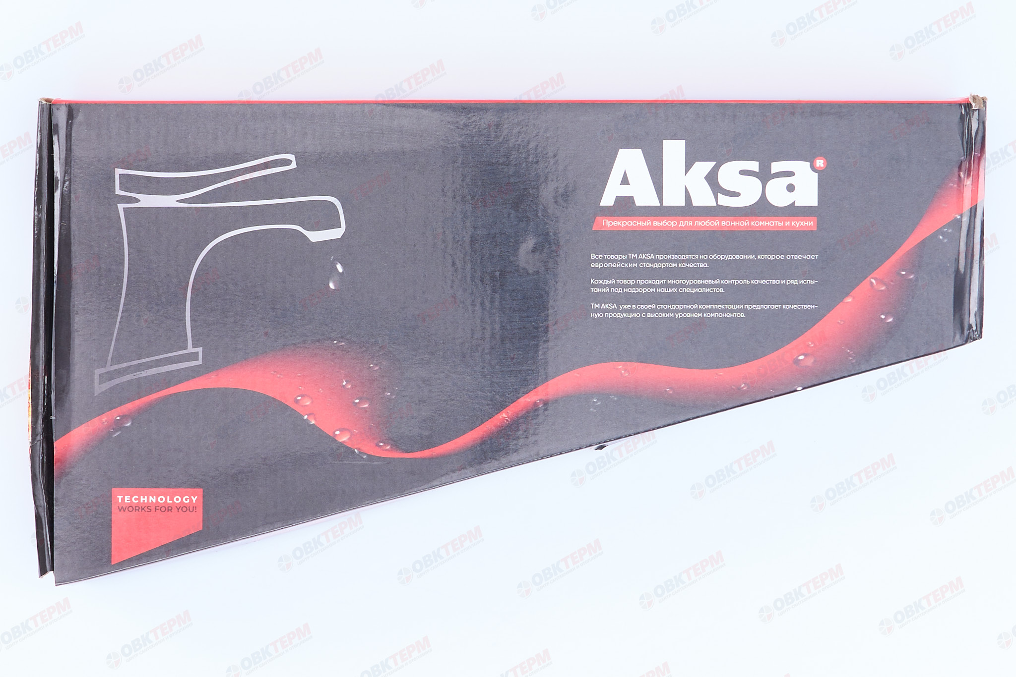 Смеситель д/кухни REFLECTOR AKSA NTF-04-05-REFL.BLACK ГАЙКА (10 шт/ящ) - миниатюра №6