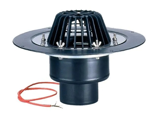 Кровельная воронка с электроподогревом, DN110 - изображение №1