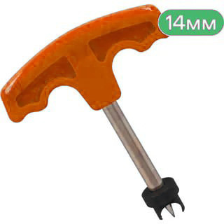 Дырокол сверло для стартовых кранов (ручной)  14 мм  PD0214   (1шт) - Изображение №2