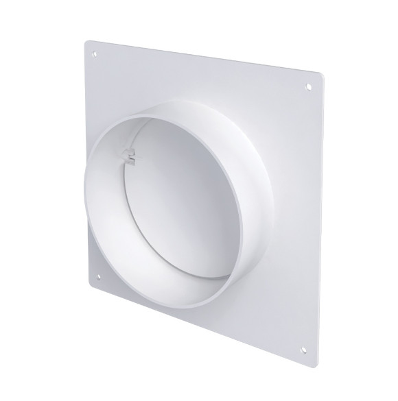 Соединитель круглых каналов d 125 мм с накладной пластиной Эвент - Изображение №1