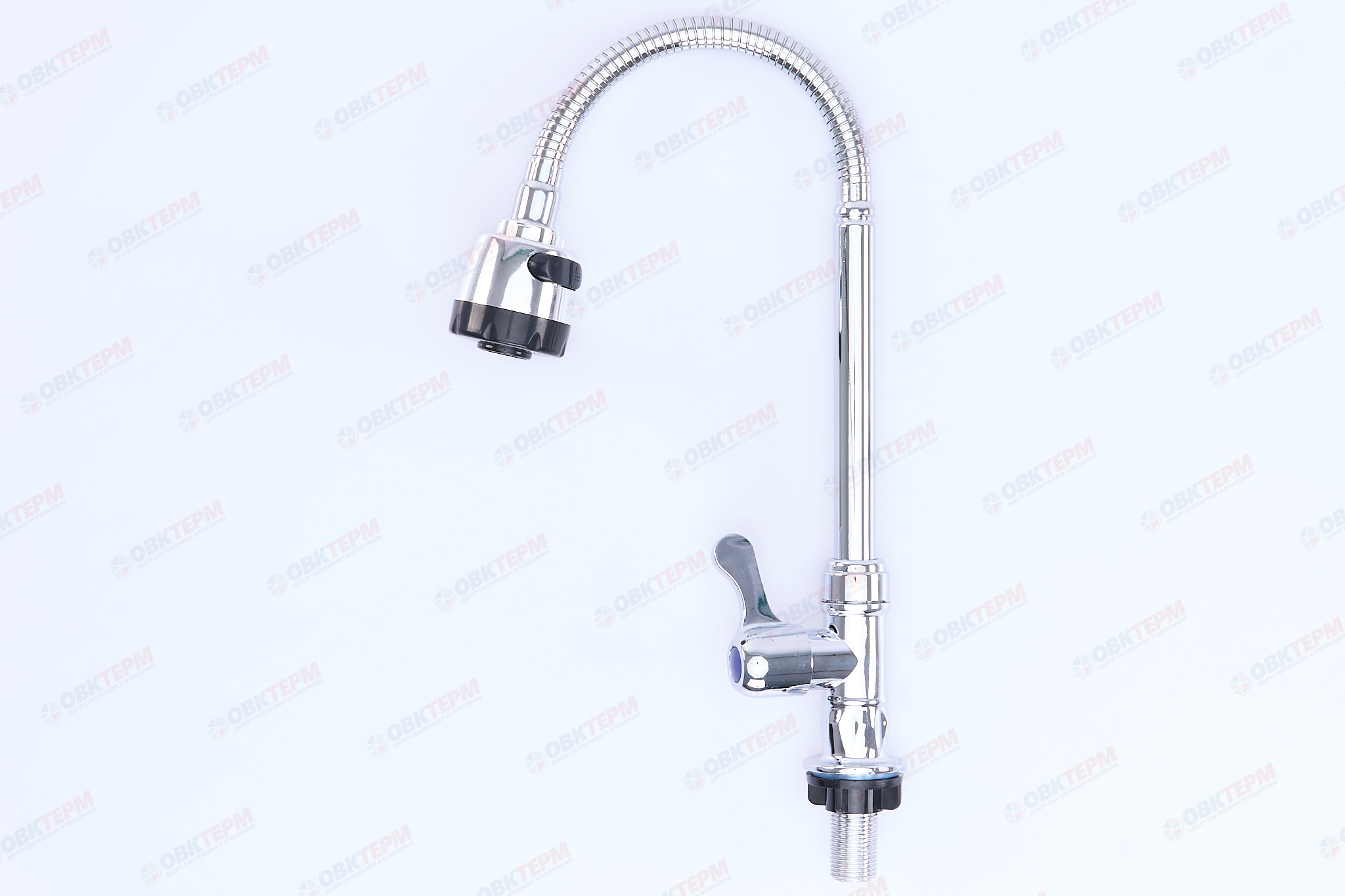 Смеситель моно BRIMIX 663 хром /гибкий излив /для холодной воды/ABS-пластик - миниатюра №6