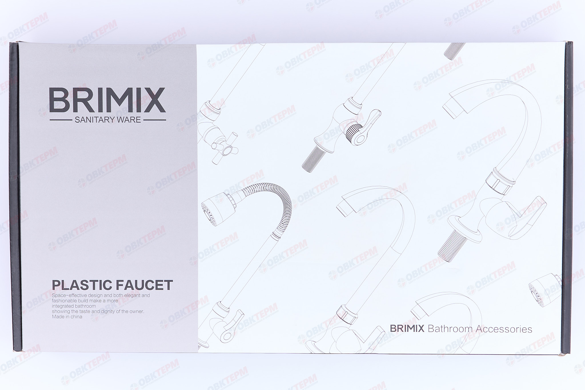 Смеситель моно BRIMIX 663 хром /гибкий излив /для холодной воды/ABS-пластик - миниатюра №10