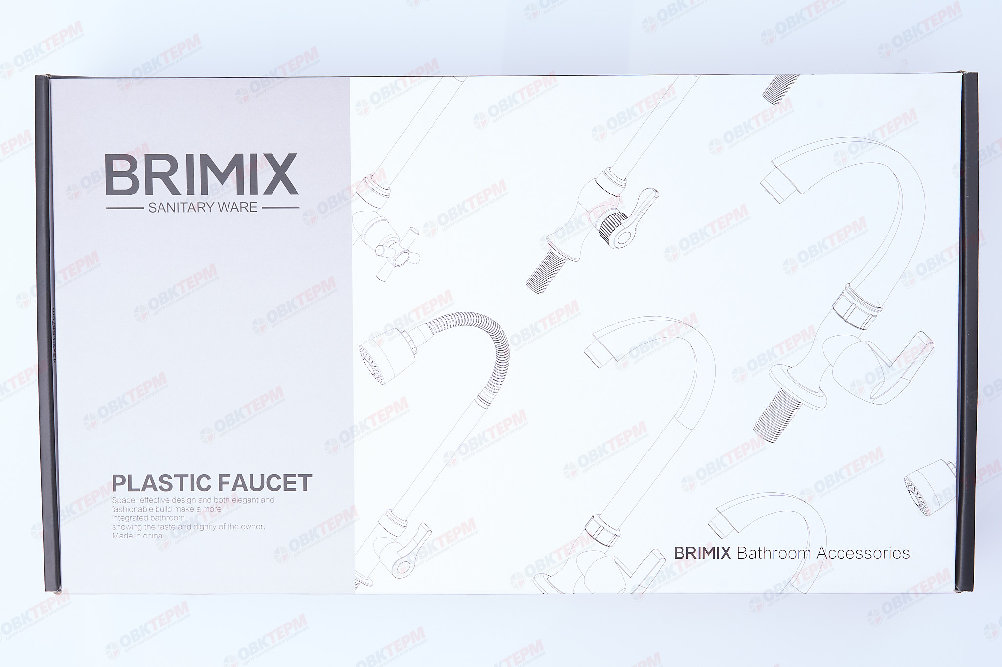 Смеситель моно BRIMIX 663 хром /гибкий излив /для холодной воды/ABS-пластик - Изображение №5