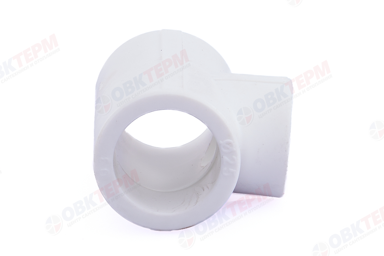 Тройник  25*20*25   БЕЛЫЙ PP-R   (KALDE)    (240) - Изображение №3