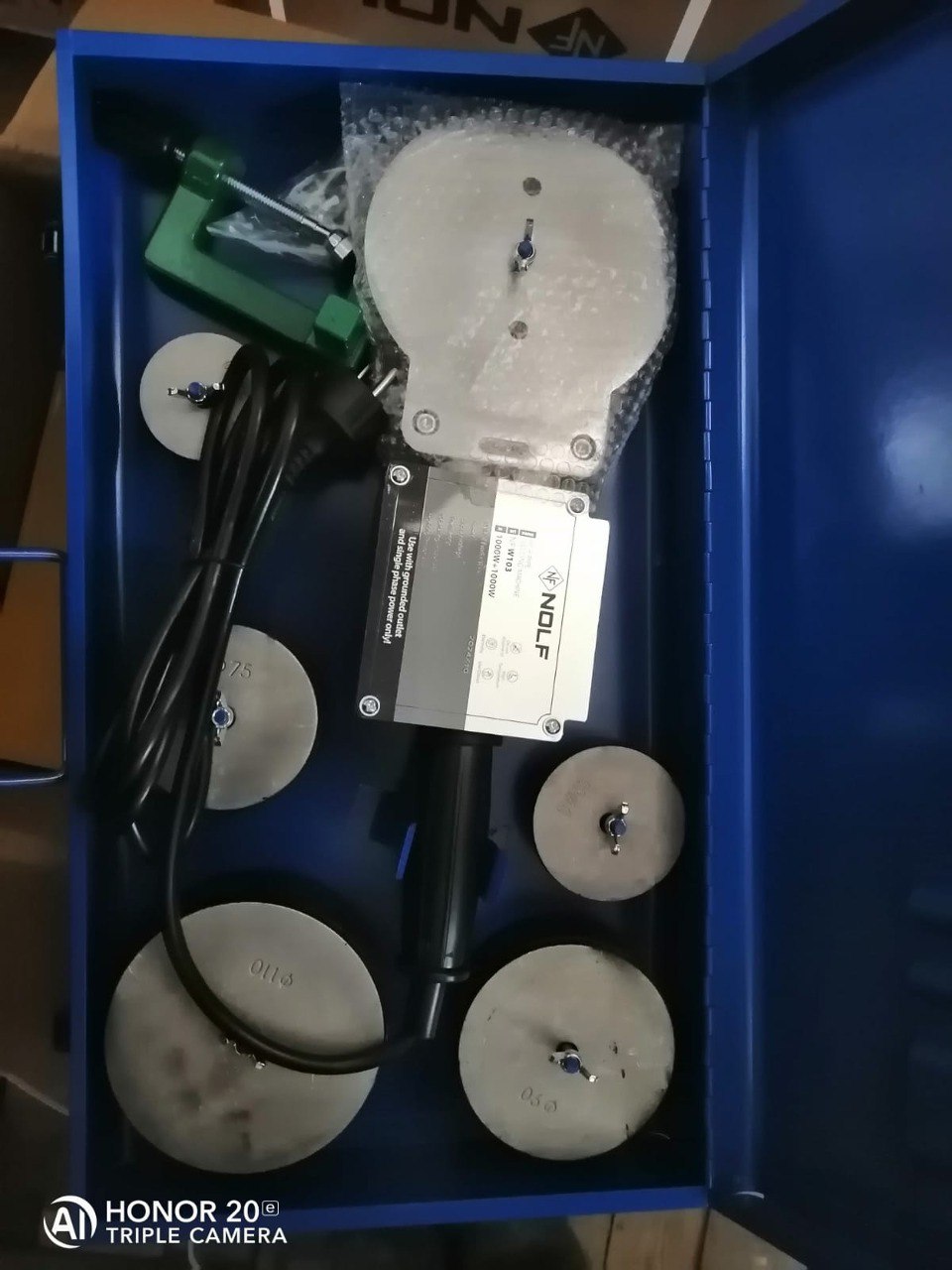 Паяльник NOLF NF.W103   1000W+1000W    насадки плоские  50/110  (5 шт/ящ) - Изображение №1