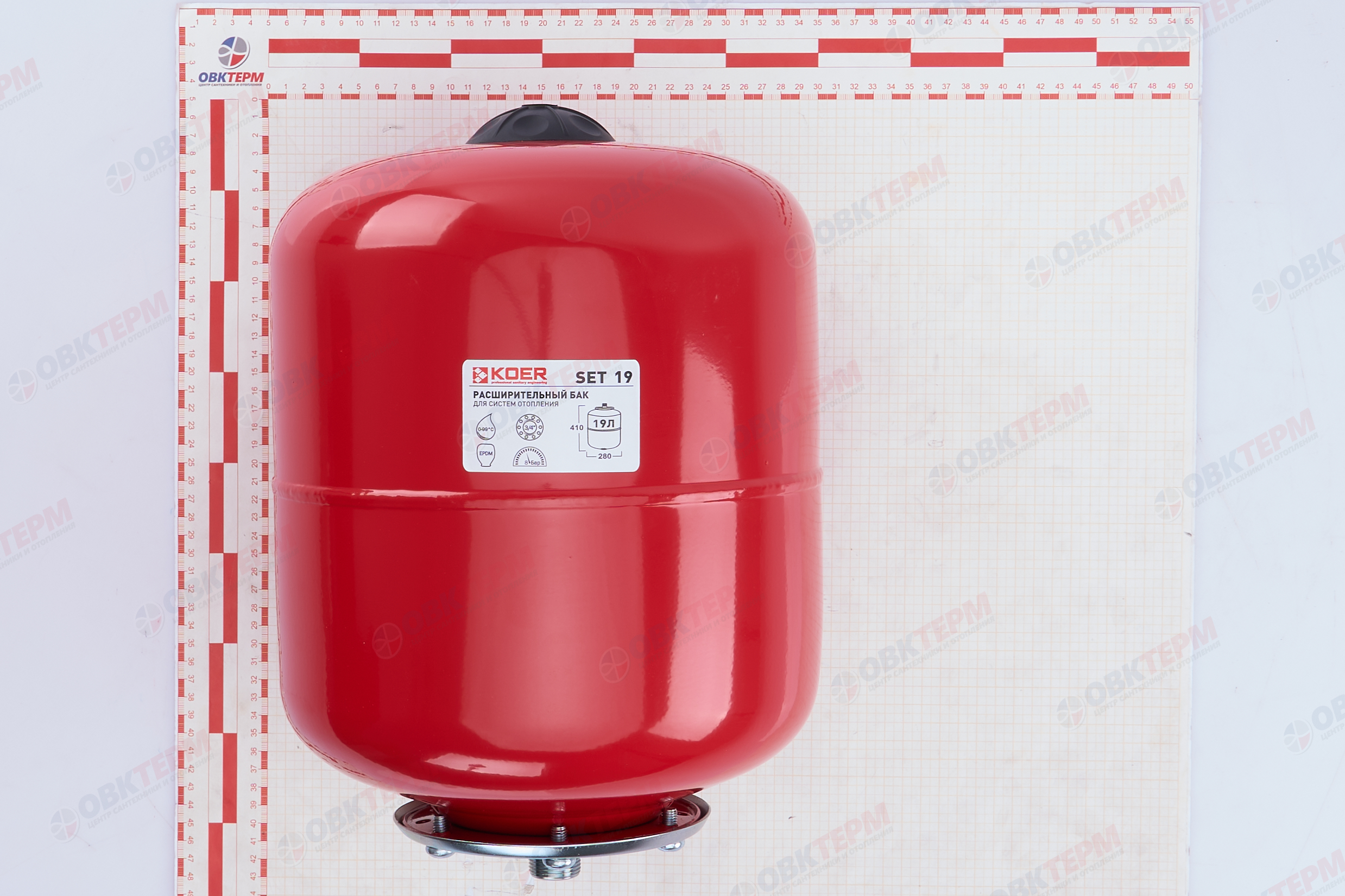 Бак расширительный     19л KOER  (вертикальный) - Изображение №5