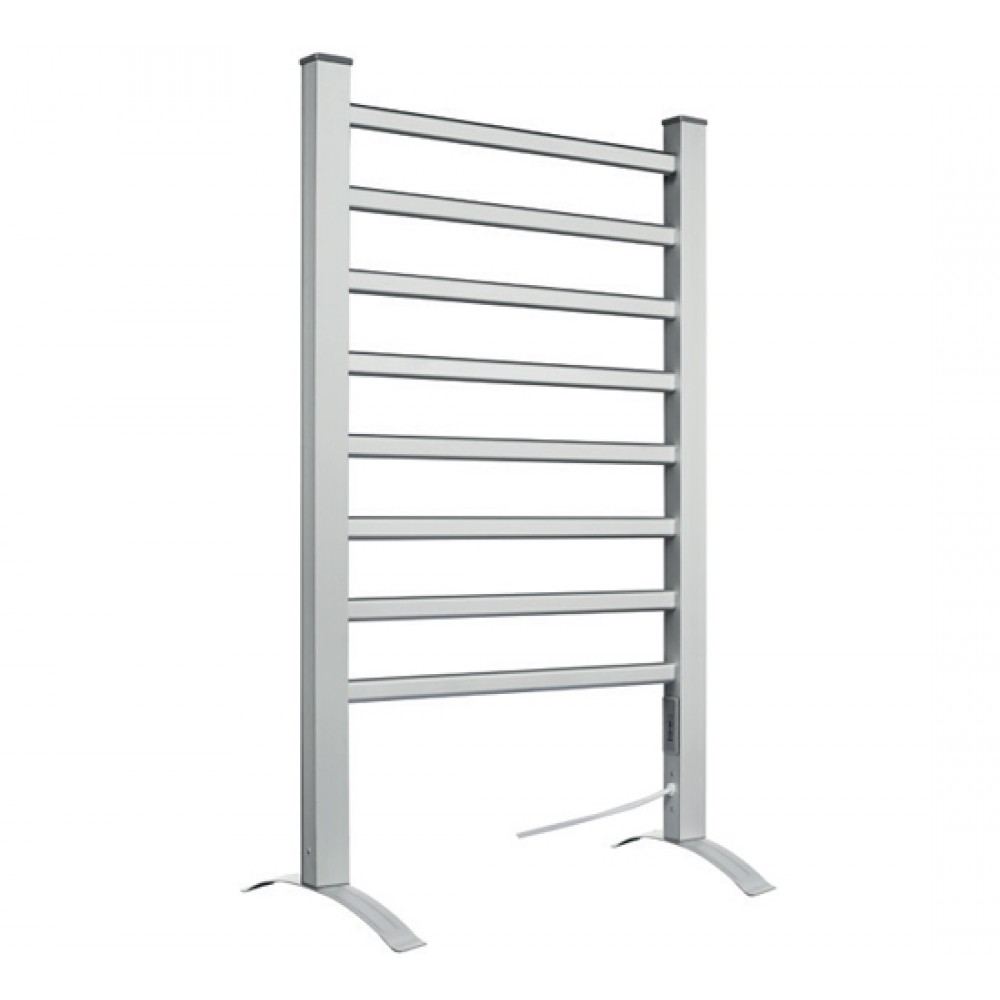 Полотенцесушитель напольный ZERIX EDP-5386S-8LS-SILVER 125W, 220-240V  (5 шт/ящ)  530*860мм - Изображение №1