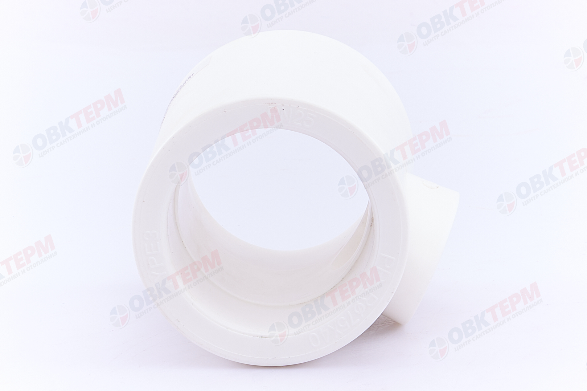 Тройник  75*40*75   БЕЛЫЙ PP-R   (RTP)    (12/1) - миниатюра №3