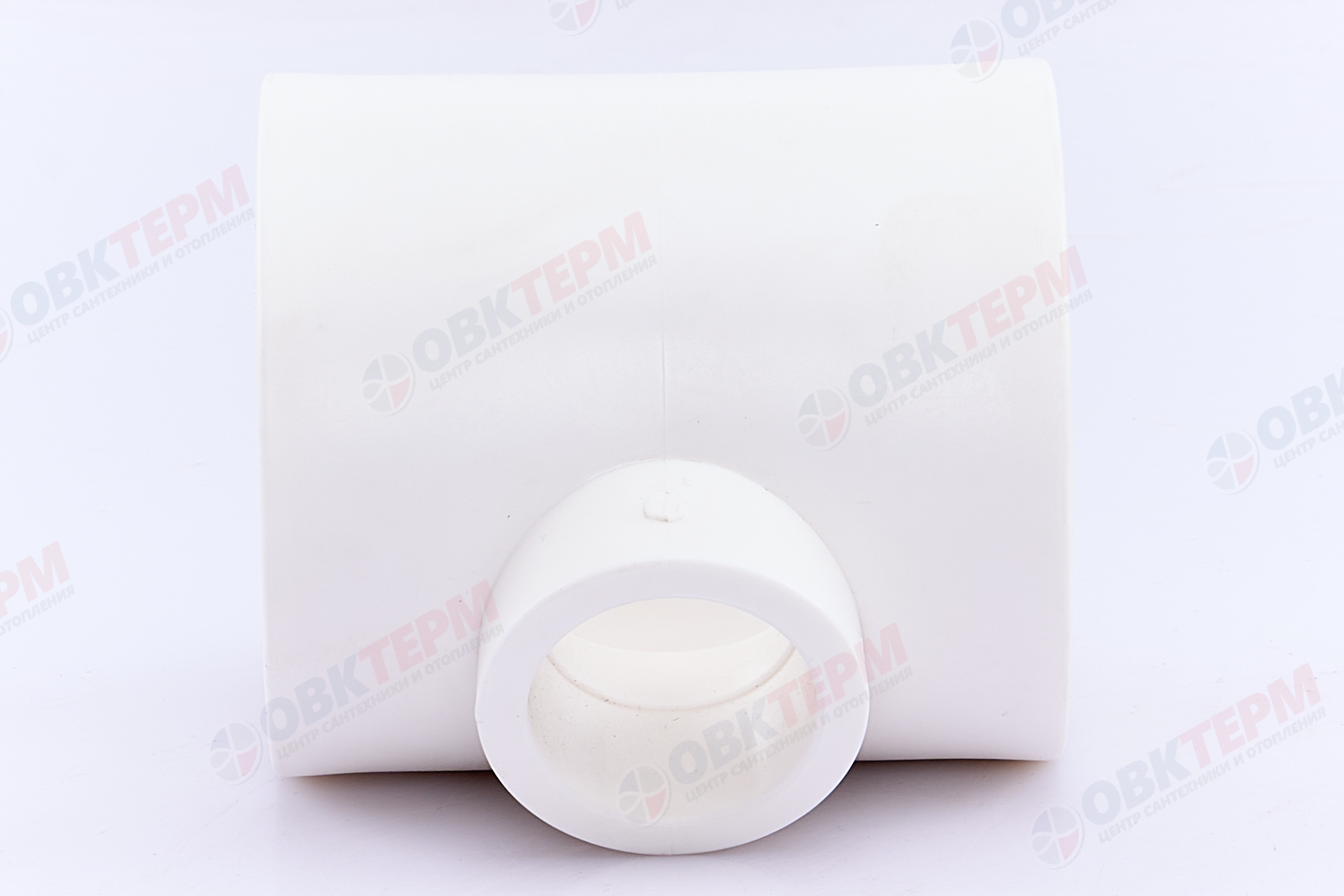 Тройник  75*40*75   БЕЛЫЙ PP-R   (RTP)    (12/1) - миниатюра №4