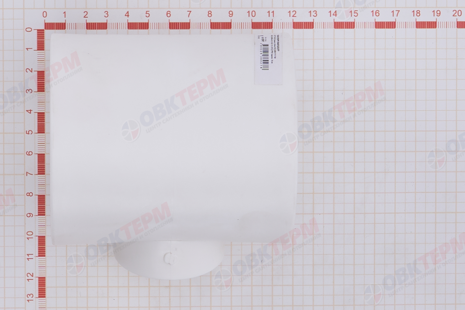 Тройник  75*40*75   БЕЛЫЙ PP-R   (RTP)    (12/1) - миниатюра №5