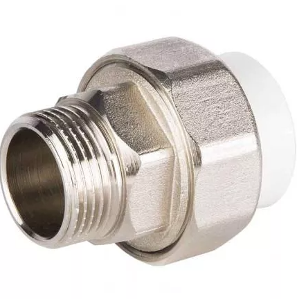 Разборное соединение  20 * 1/2" н    (белый)    (TIM) - Изображение №2