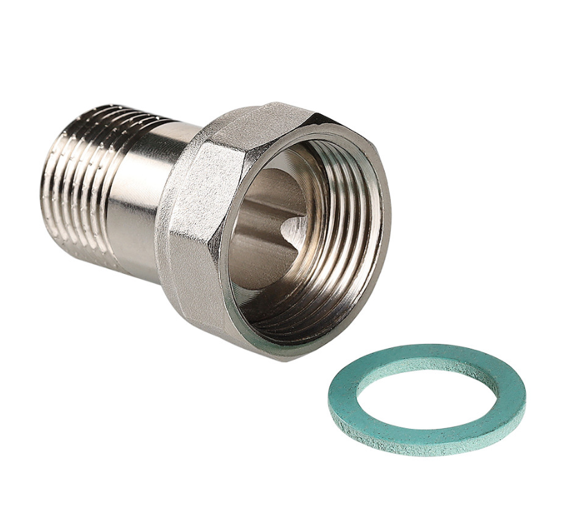 Полусгон прямой с накидной гайкой 1/2"Н - 3/4"В  (Valtec)   (10уп/120ящ) - Изображение №1