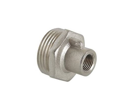 Переходник  Valtec  для подключения датчика температуры М10*1/2" - Изображение №1