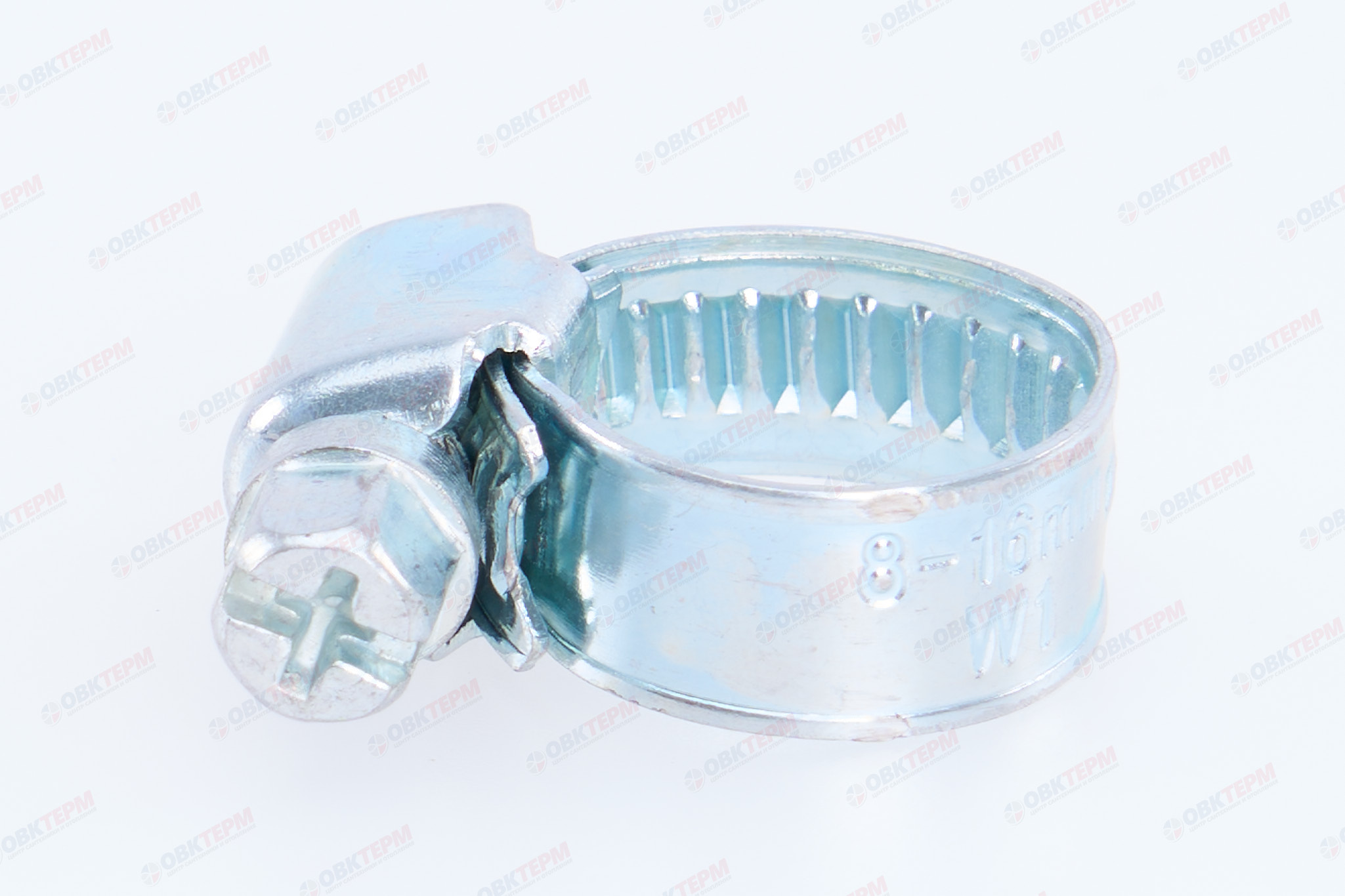 Хомут    8-16  1/4" (под отвёртку)       (100 шт) - Изображение №4