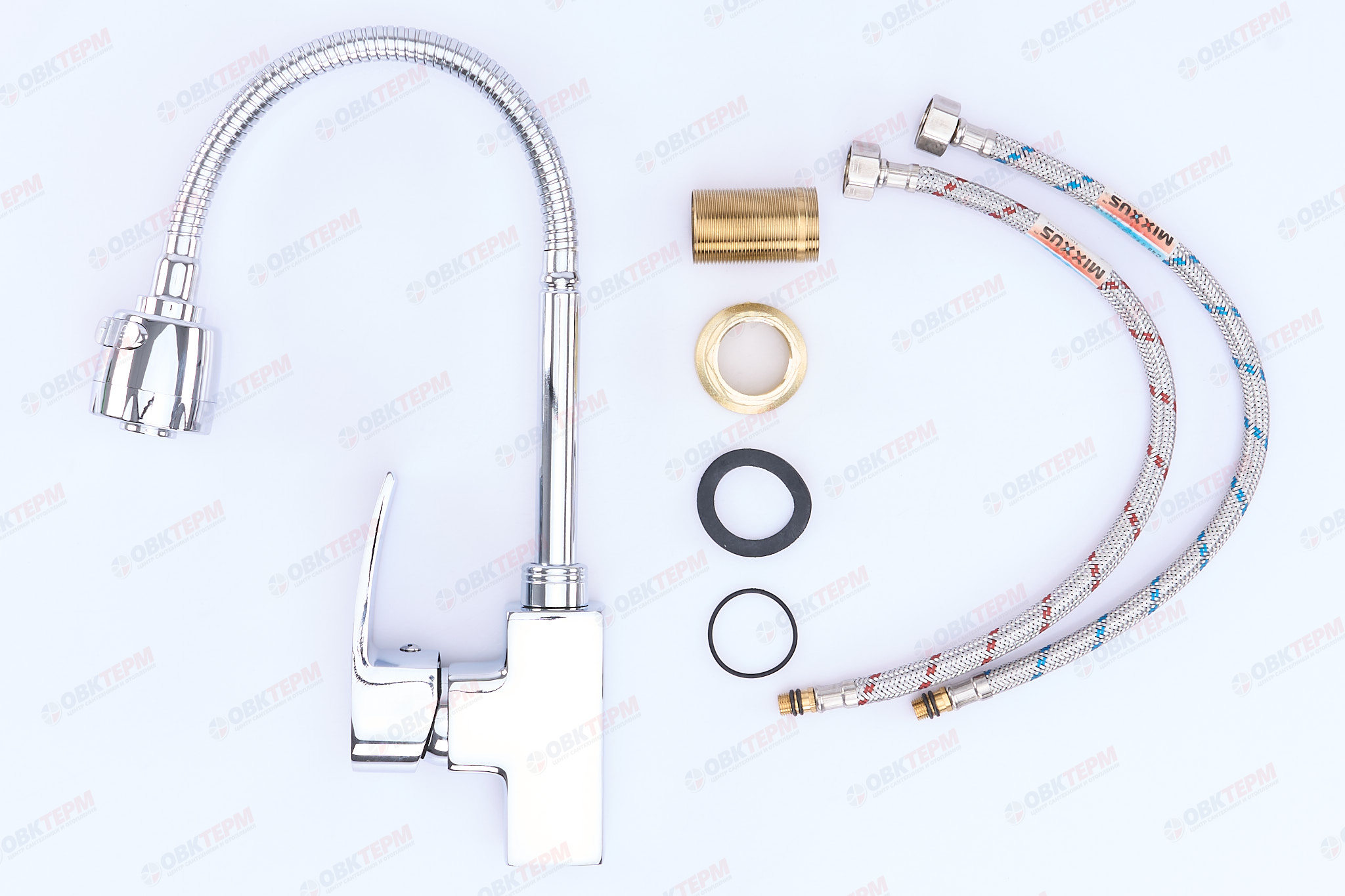 Смеситель д/кухни REFLECTOR MIXXUS MAGNUM 011 (NUT) Ø35 ГАЙКА (12 шт/ящ) - миниатюра №3