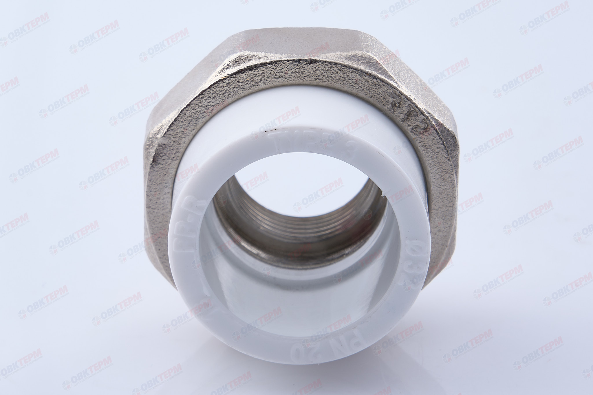 Разборное соединение   32 *  3/4"  В    БЕЛОЕ PP-R    (RTP)    (100/10) - Изображение №5