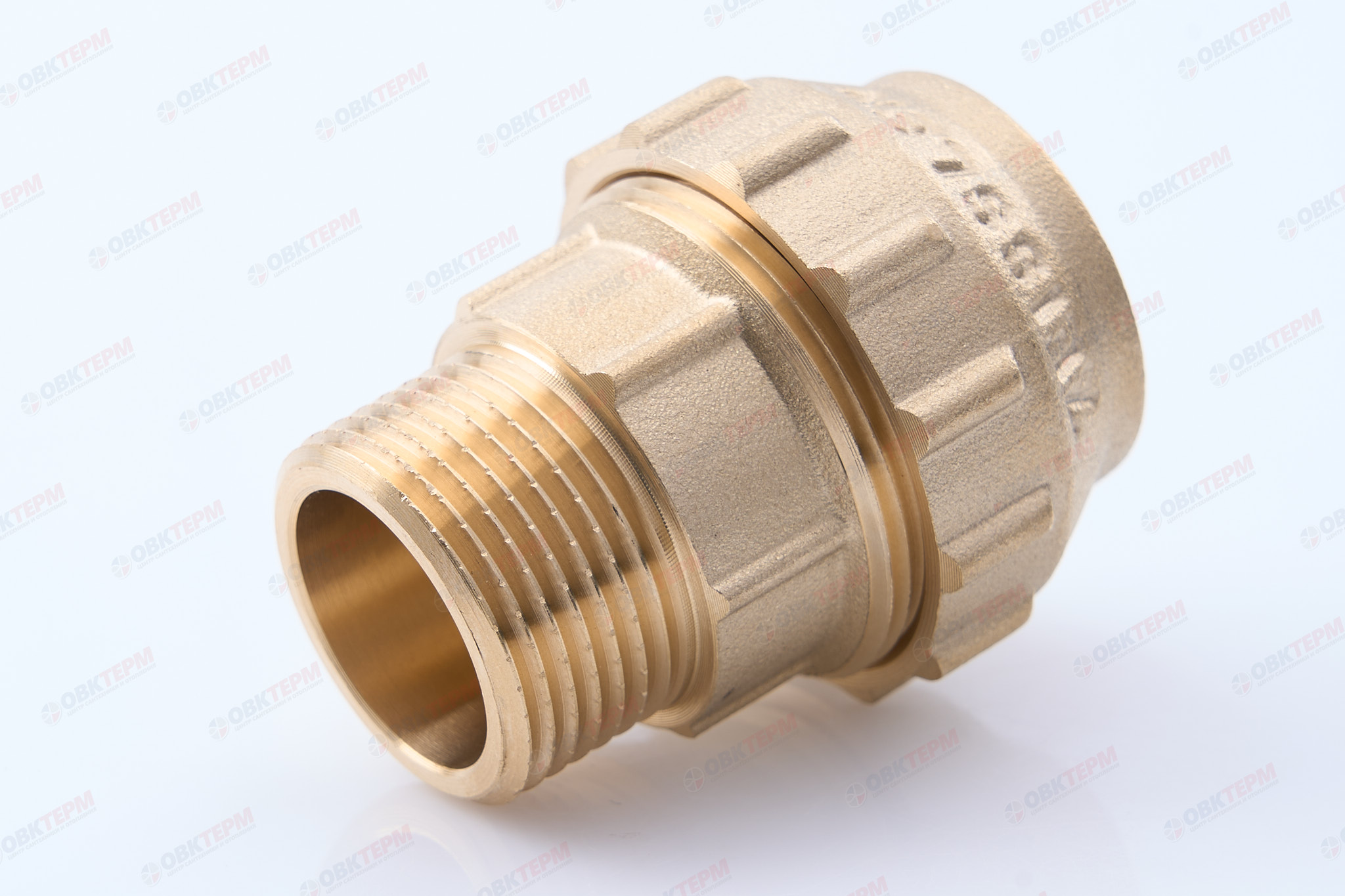 Муфта латунь 32 * 1 1/4" н  ПНД ТИМ   (40/5шт) - изображение №1