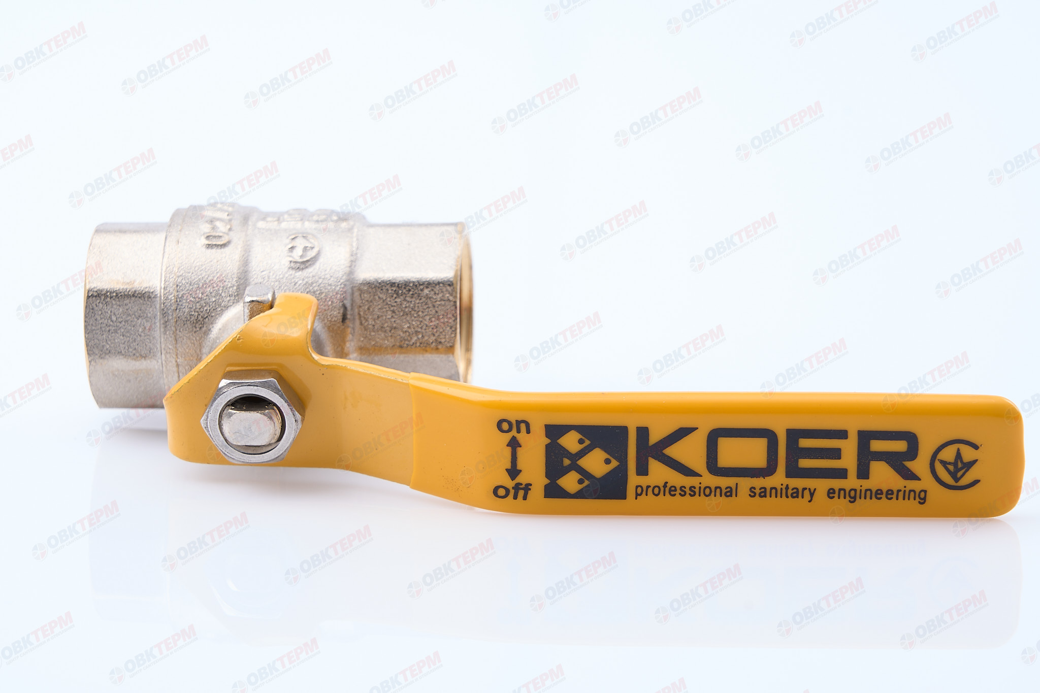 Кран шаровый    KOER/NOLF  ГАЗ     1/2" ВВ   ручка   усиленный  (80/20) - Изображение №4