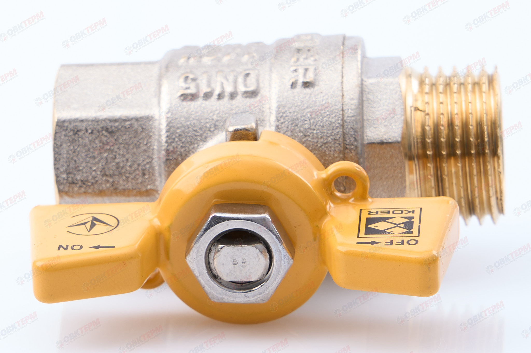 Кран шаровый    KOER/NOLF  ГАЗ     1/2" ВН   бабочка   усиленный  (96/24 шт) - Изображение №5