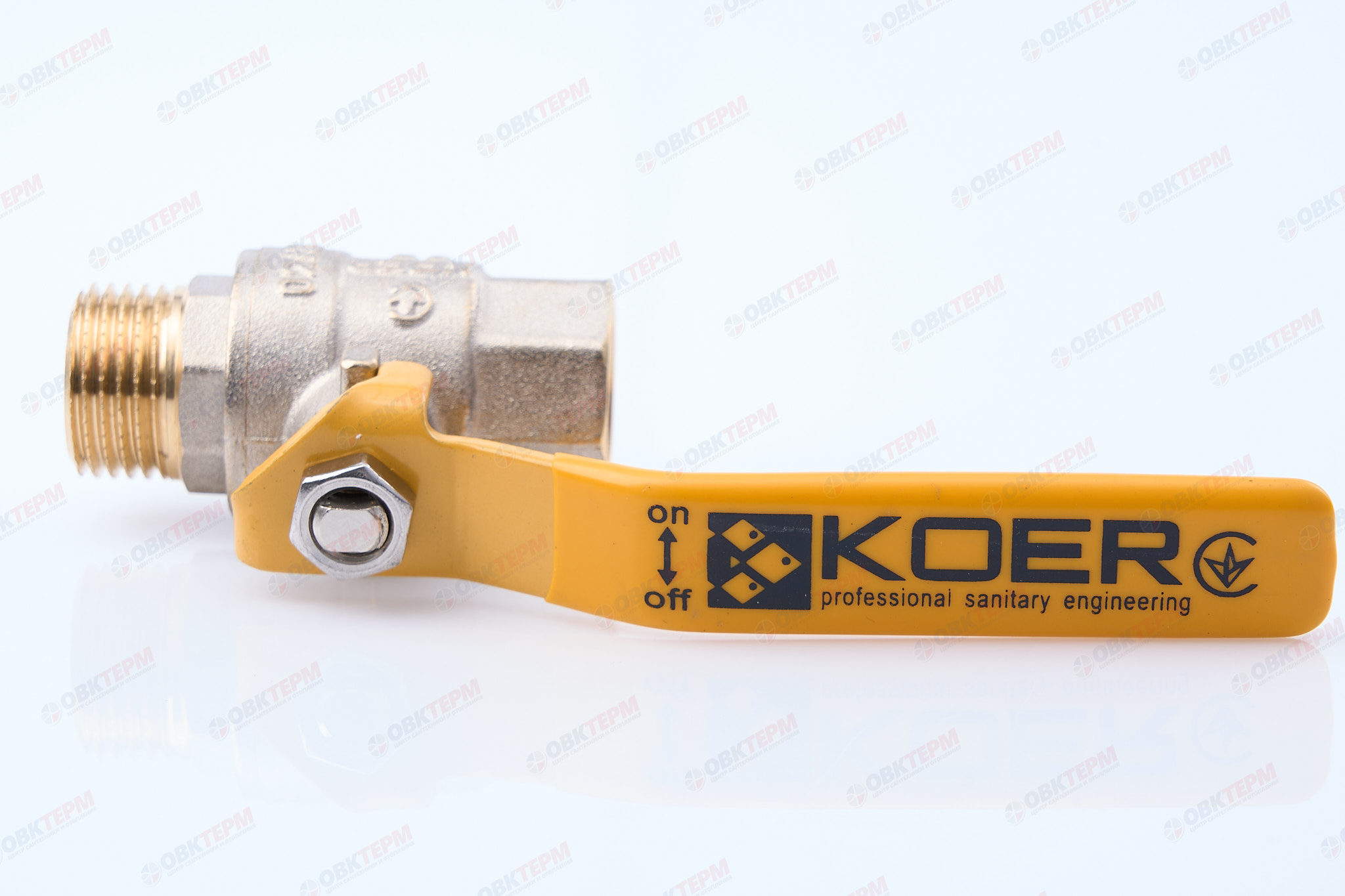 Кран шаровый    KOER/NOLF  ГАЗ     1/2" ВН   ручка   усиленный  (80/20) - Изображение №5