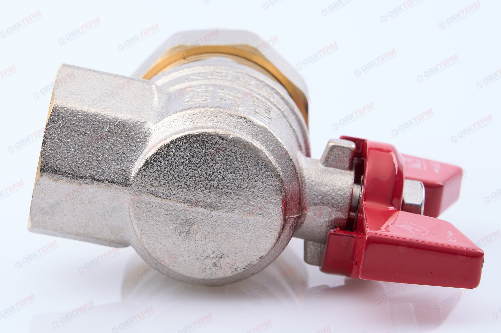 Кран шаровый с американкой УГЛОВОЙ   KOER/NOLF     3/4"   бабочка   усиленный  (32/8) - миниатюра №6