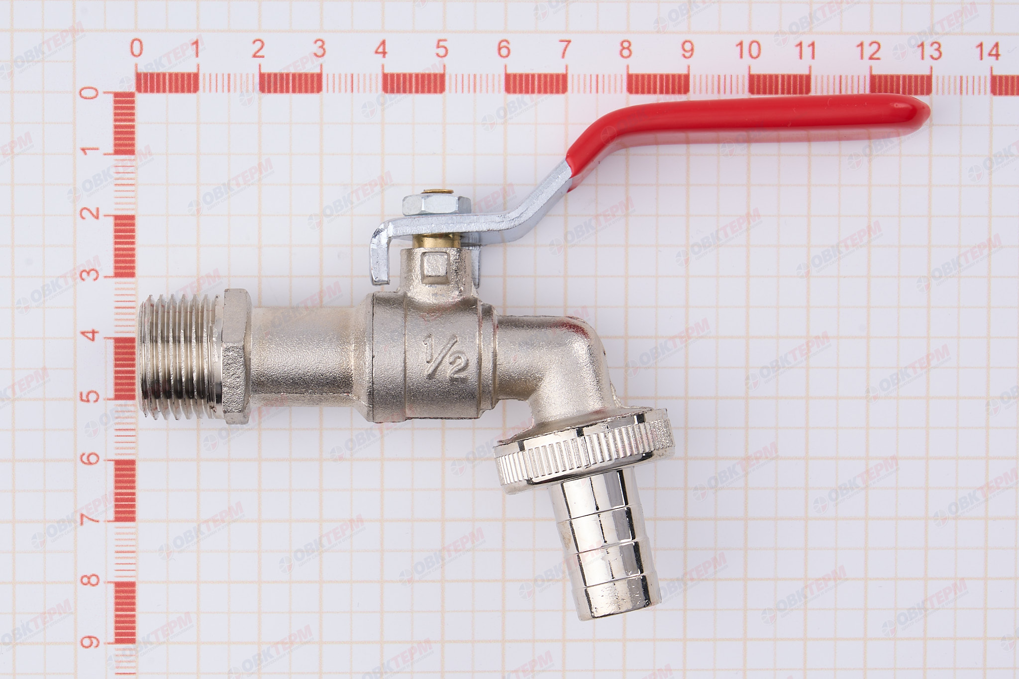 Кран  поливочный ЭКОНОМ   1/2"      (200/20 шт) - миниатюра №7