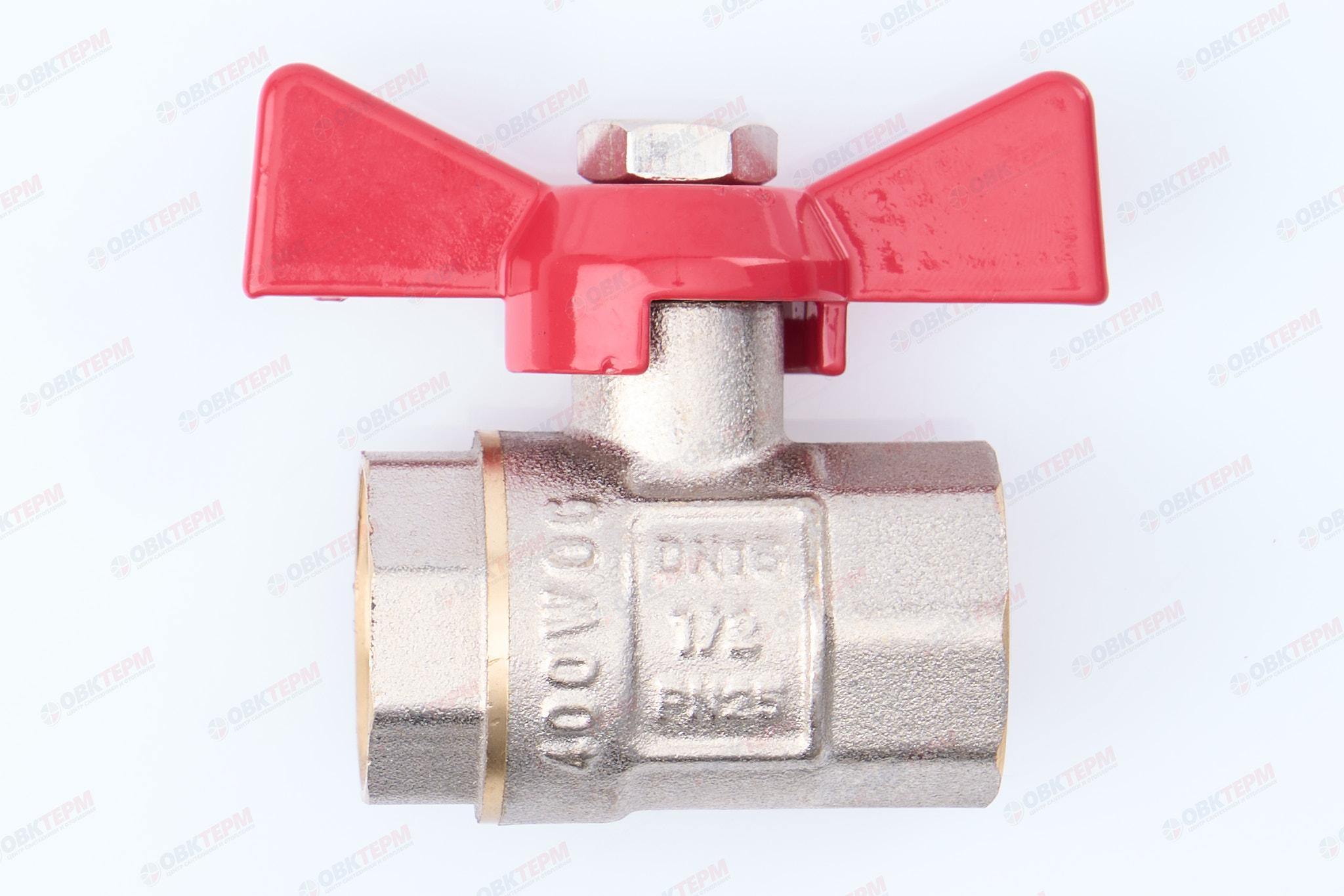 Кран шаровый     ТСМ      1/2" ВВ   бабочка       (200/20) - Изображение №1