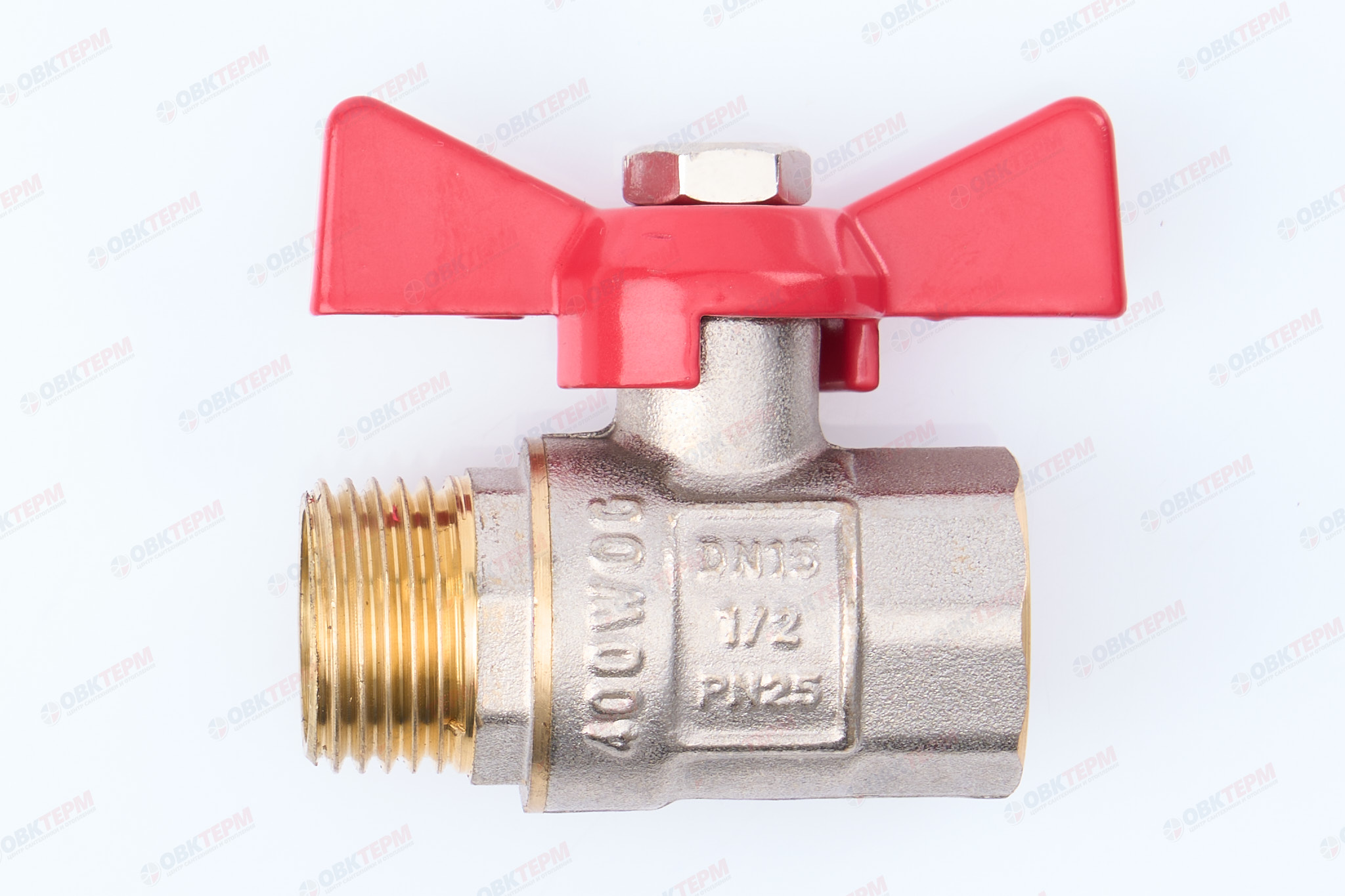 Кран шаровый     ТСМ      1/2" ВН   бабочка       (200/20) - Изображение №1