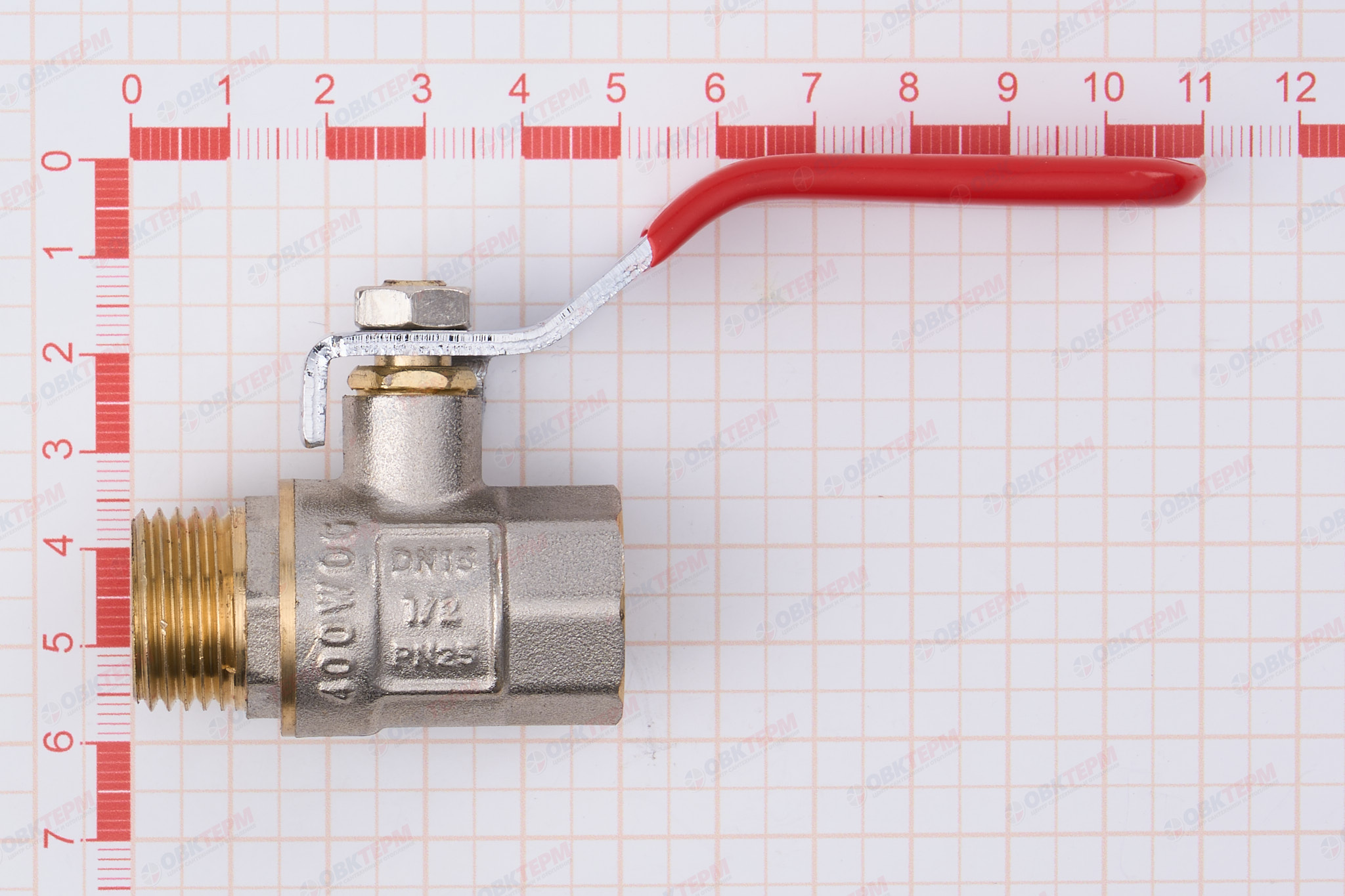 Кран шаровый     ТСМ      1/2" ВН   ручка           (200/20 шт) - миниатюра №6