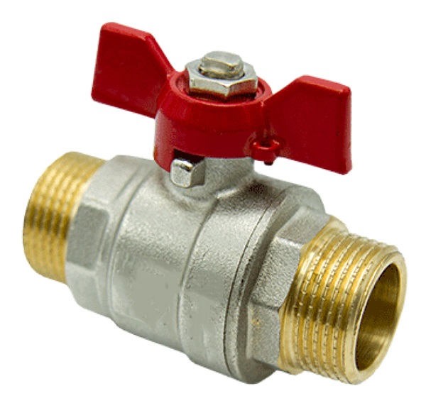 Кран шаровый     ТСМ      1/2" НН   бабочка       (200/20) - Изображение №1
