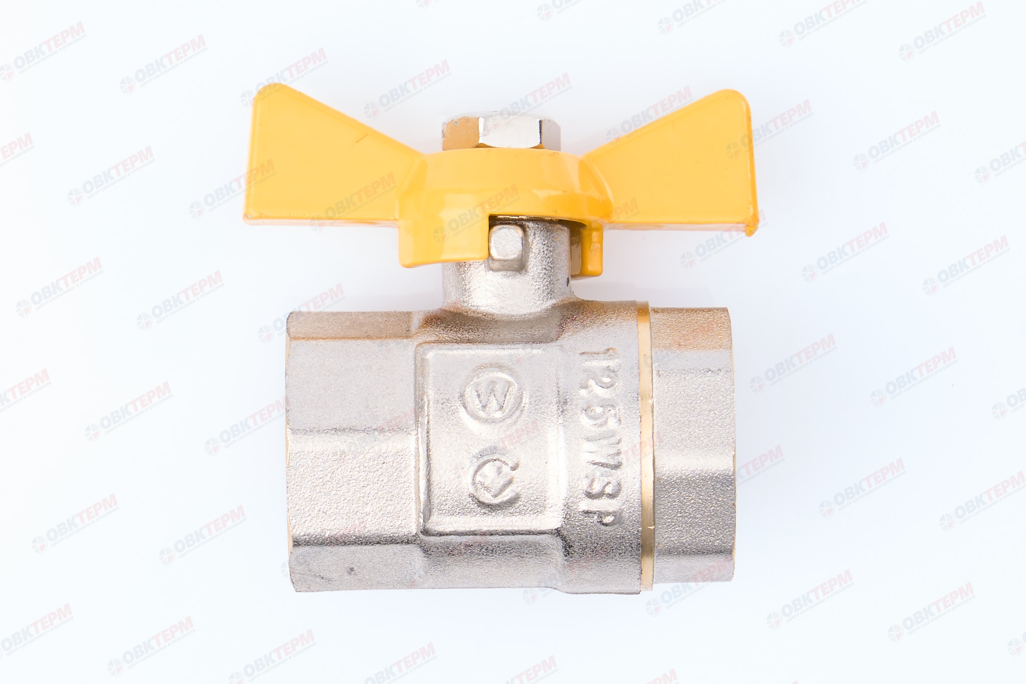 Кран шаровый     ТСМ      3/4" ВВ  бабочка  ГАЗОВЫЙ      (160/16) - Изображение №2